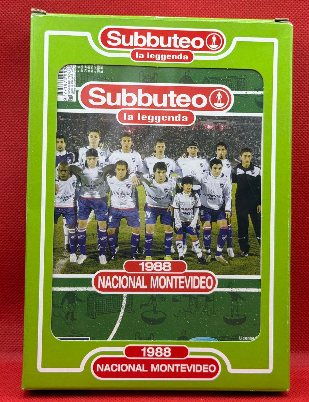 Subbuteo 'serie la Leggenda Lw' Nacional Montevideo 1988 - con libretto