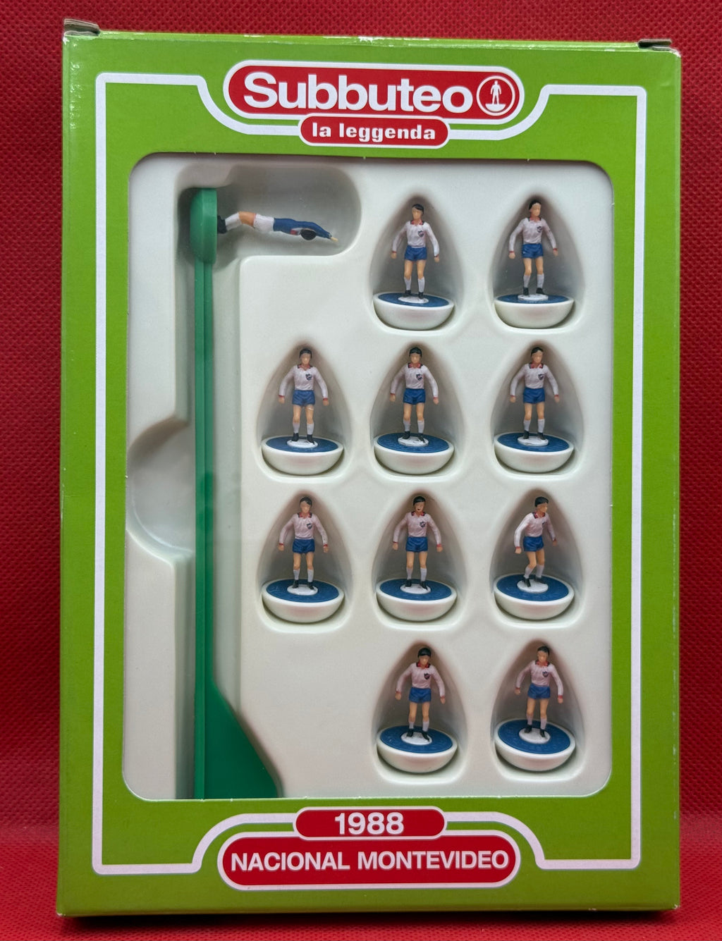 Subbuteo 'serie la Leggenda Lw' Nacional Montevideo 1988 - con libretto
