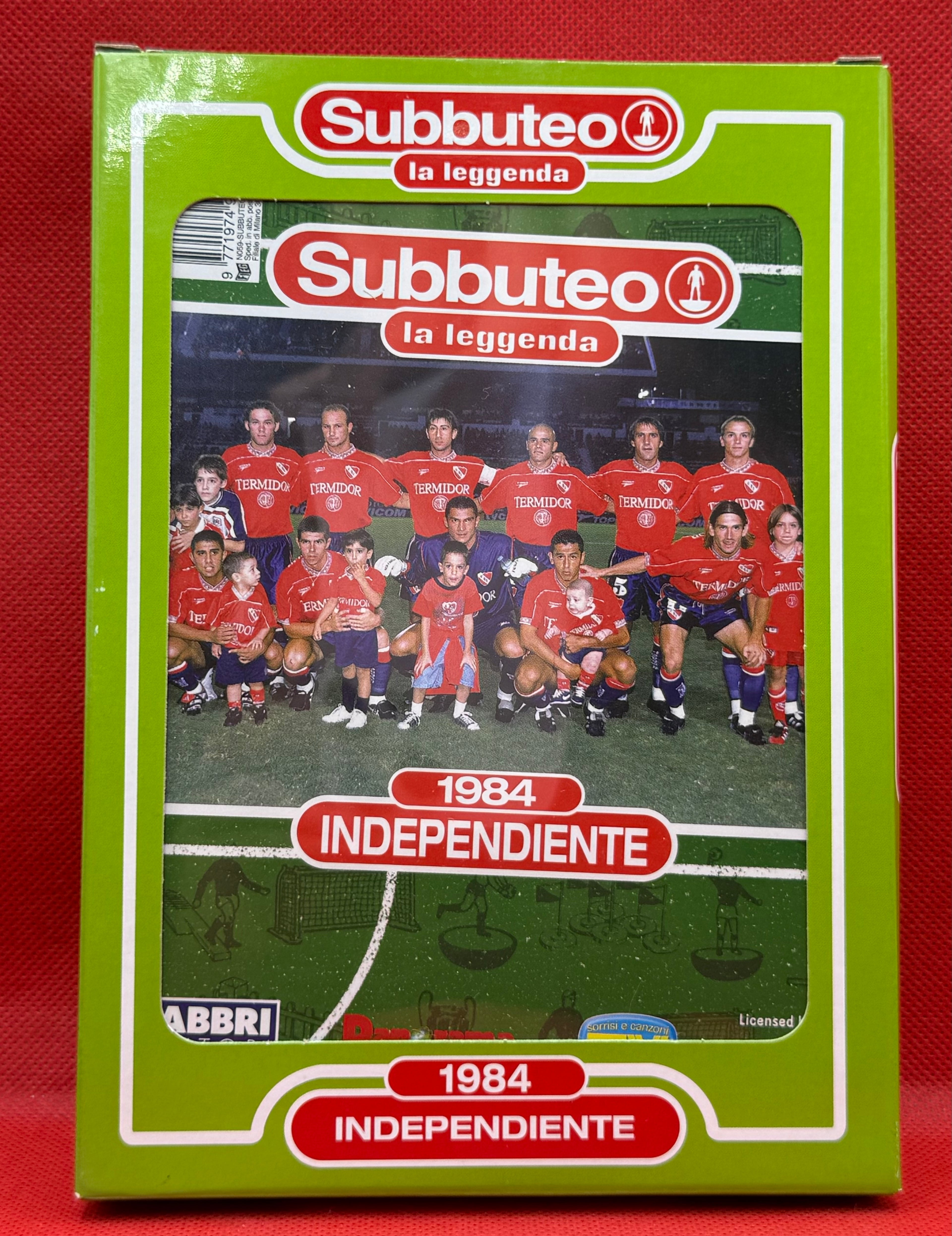 Subbuteo 'serie la Leggenda Lw' Independiente 1984 - con libretto
