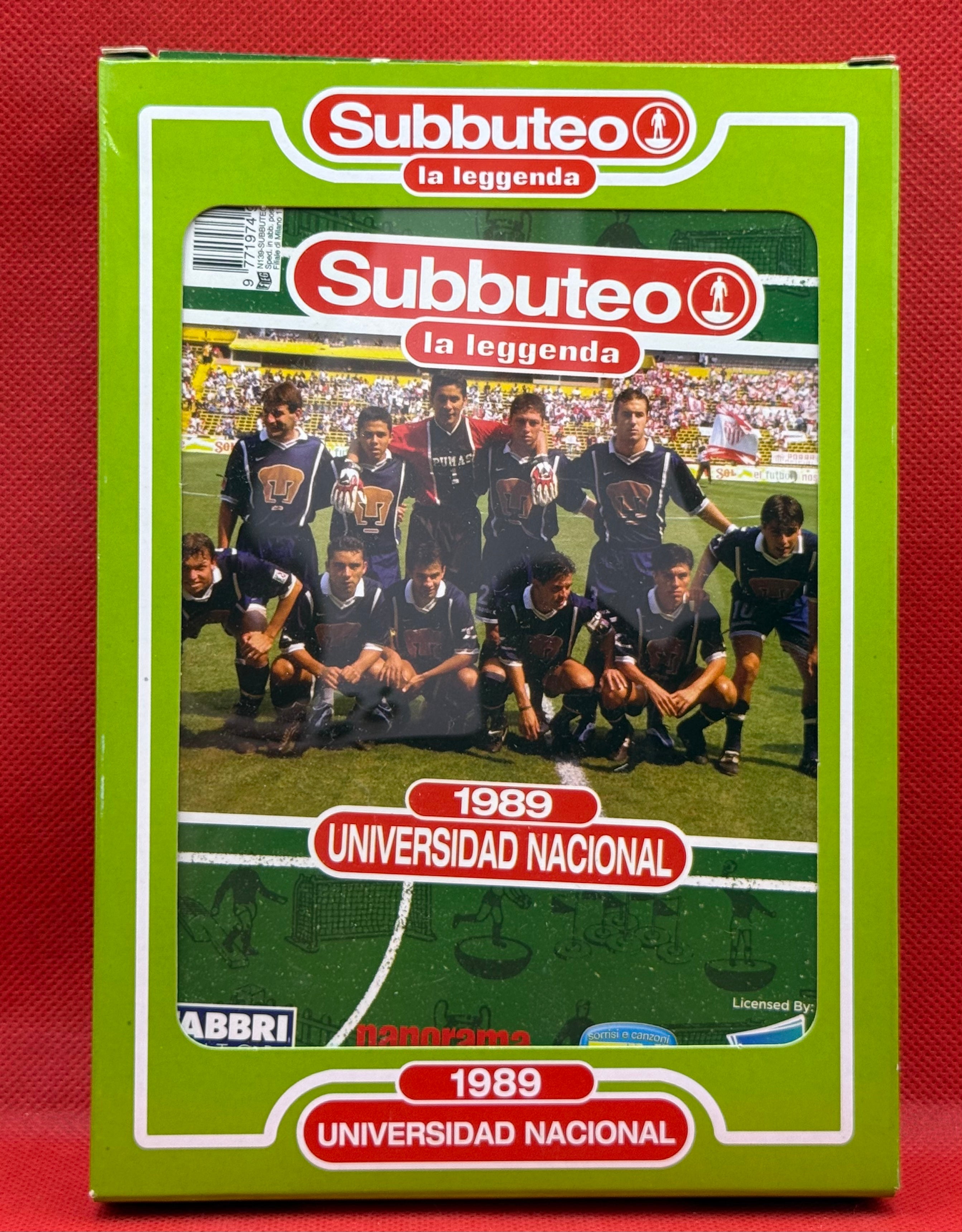 Subbuteo 'serie la Leggenda Lw' Universidad Nacional 1989 - con libretto