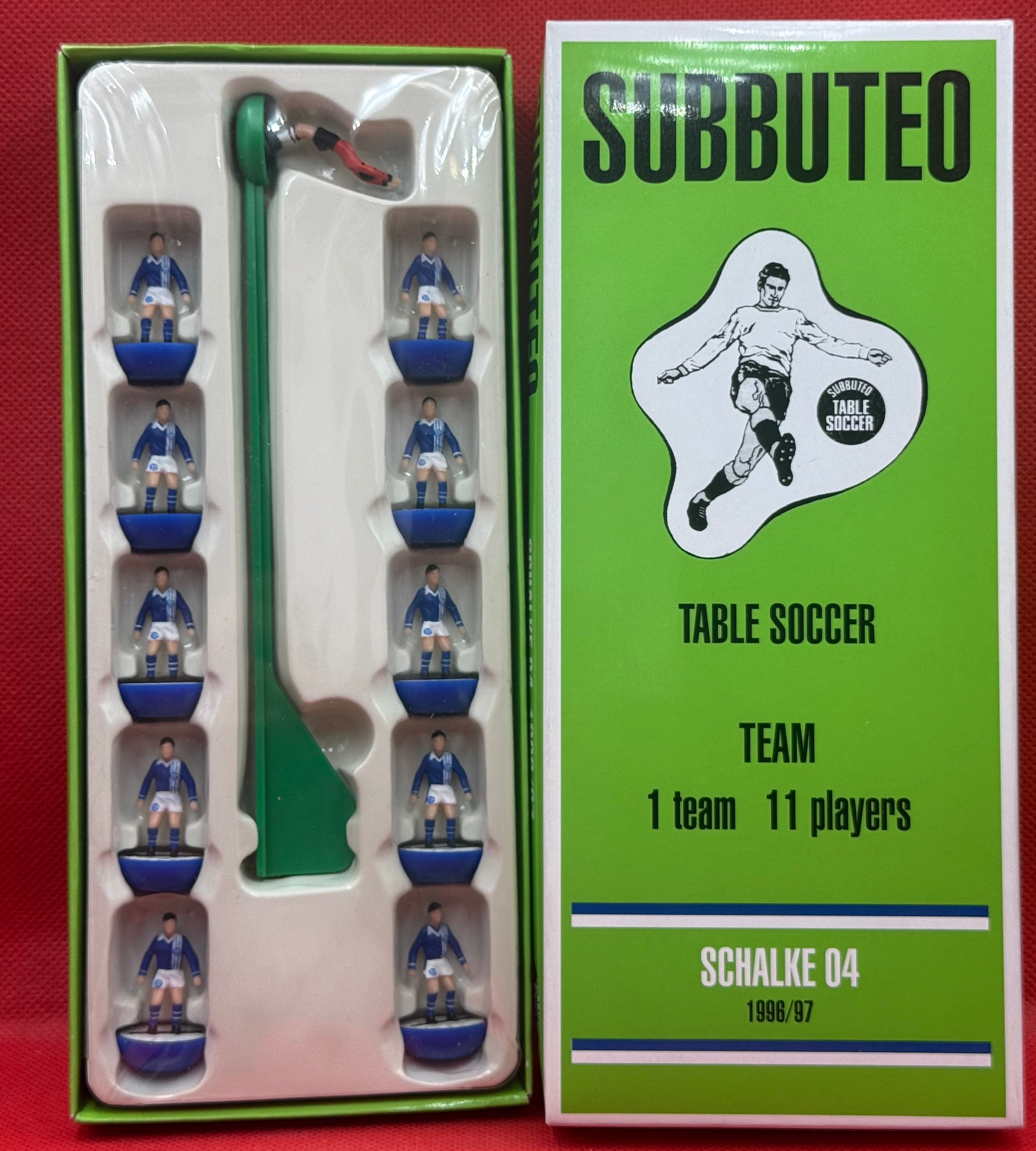 Subbuteo squadra Hw vintage Leggenda Schalke 04 1996/97 - con libretto