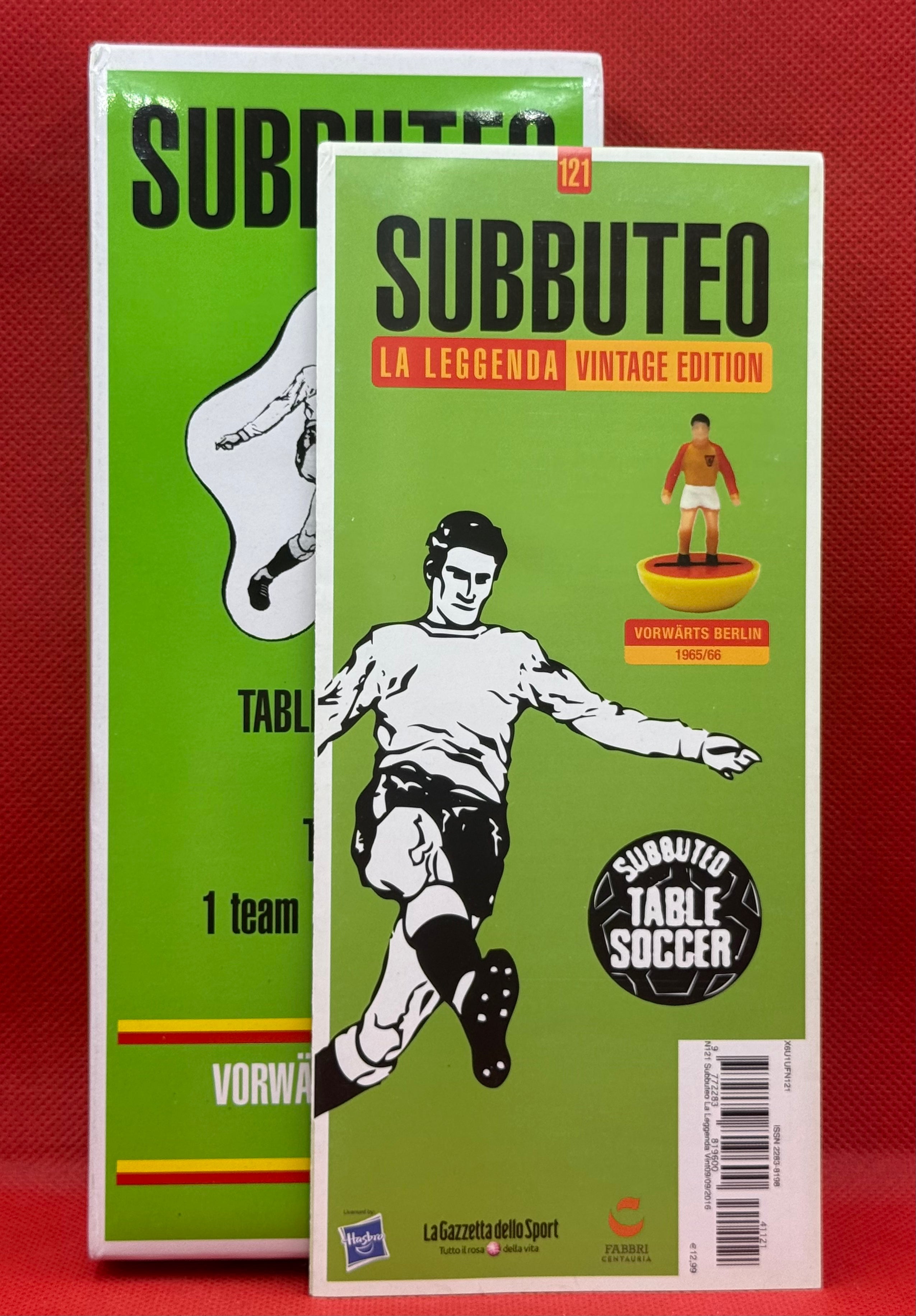 Subbuteo squadra Hw vintage Leggenda Vorwarts Berlino 1965/66 - con libretto