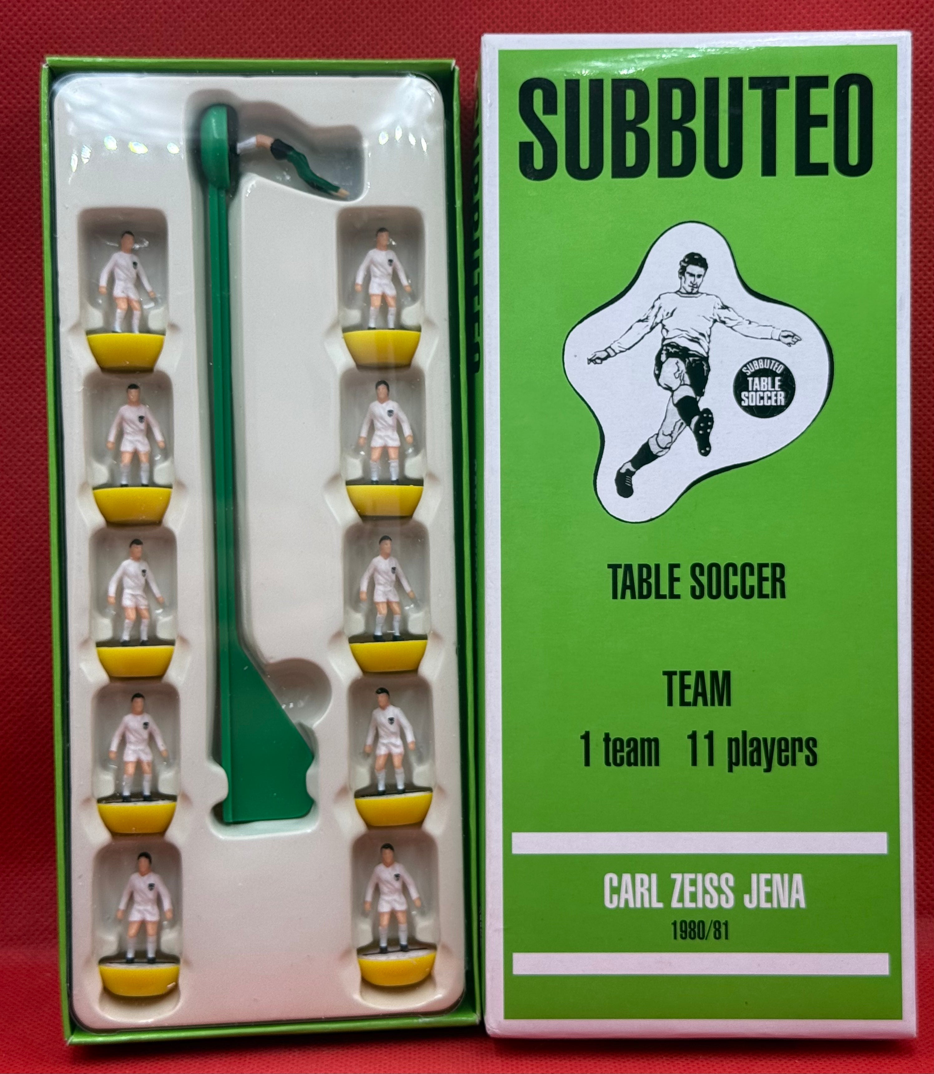Subbuteo squadra Hw vintage Leggenda Carl Zeiss Jena 1980/81 - con libretto