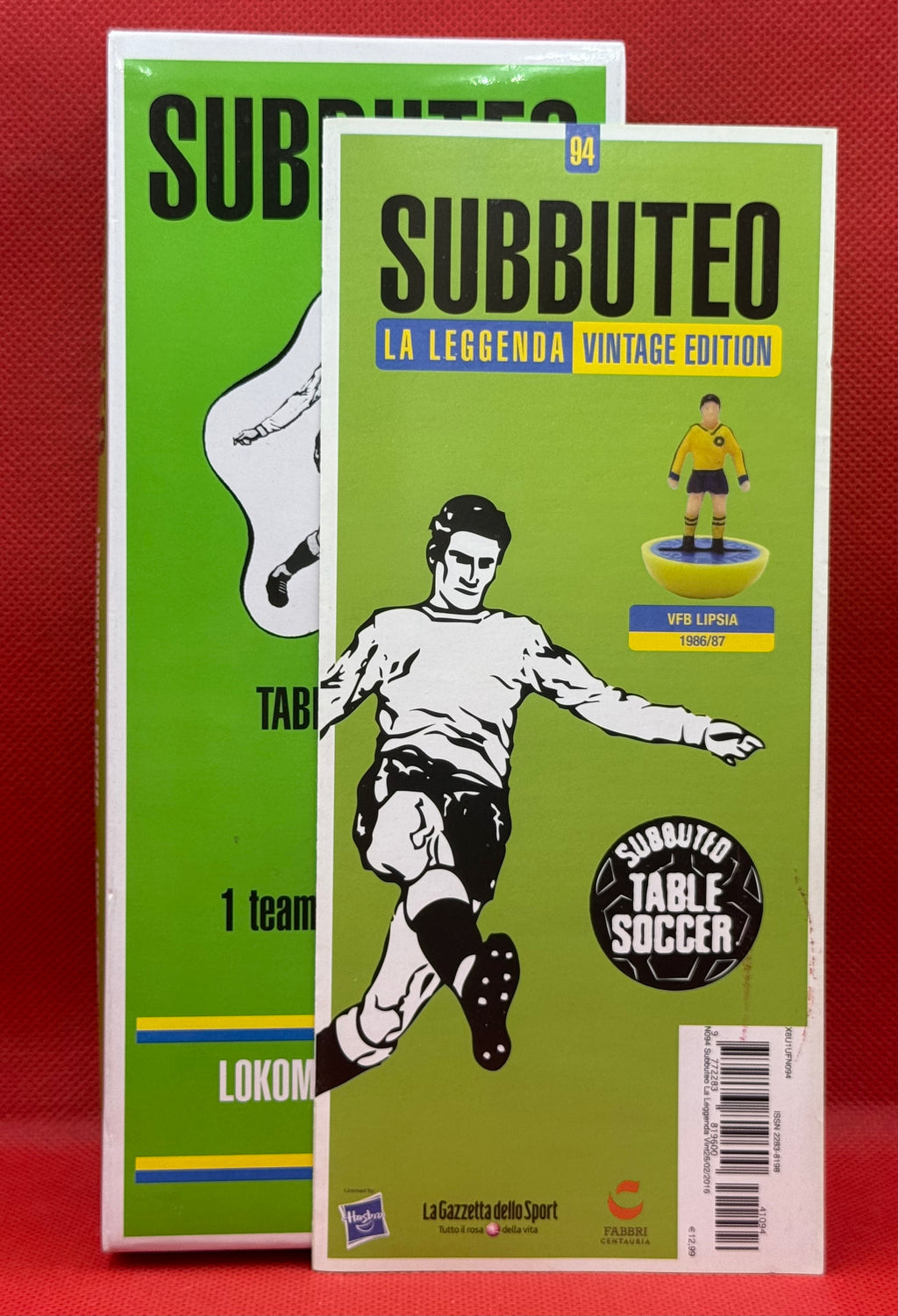 Subbuteo squadra Hw vintage Leggenda Locomotive Leipzig 1986/87 - con libretto