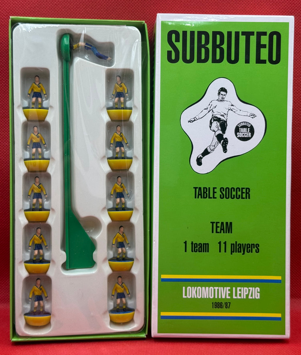 Subbuteo squadra Hw vintage Leggenda Locomotive Leipzig 1986/87 - con libretto