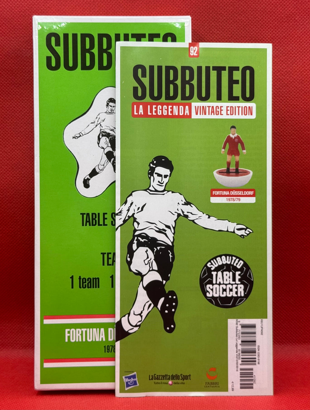 Subbuteo squadra Hw vintage Leggenda Fortuna Dusseldorf 1978/79 - con libretto