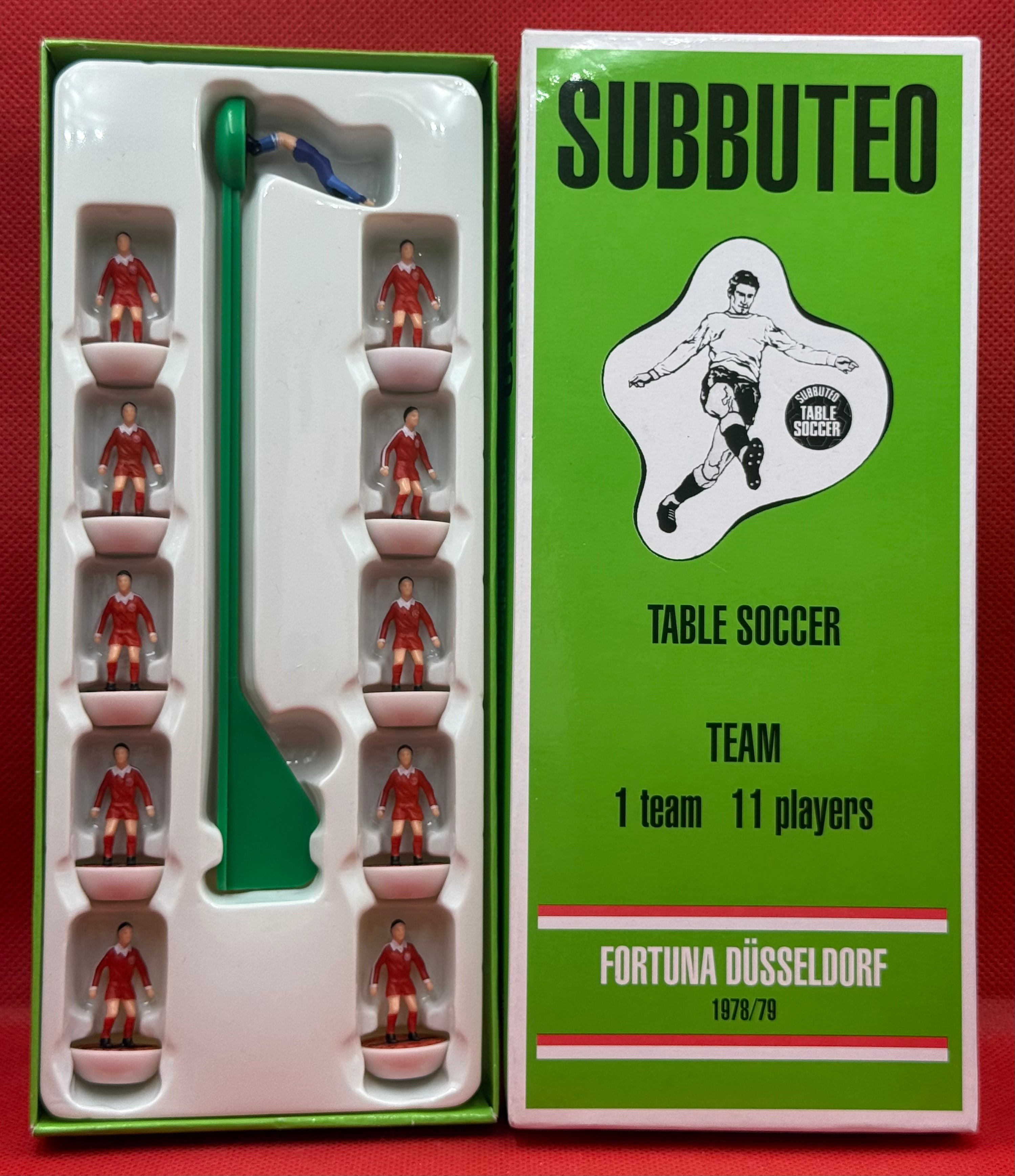 Subbuteo squadra Hw vintage Leggenda Fortuna Dusseldorf 1978/79 - con libretto