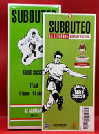 Subbuteo squadra Hw vintage Leggenda Az Alkmaar 1980/81 - con libretto