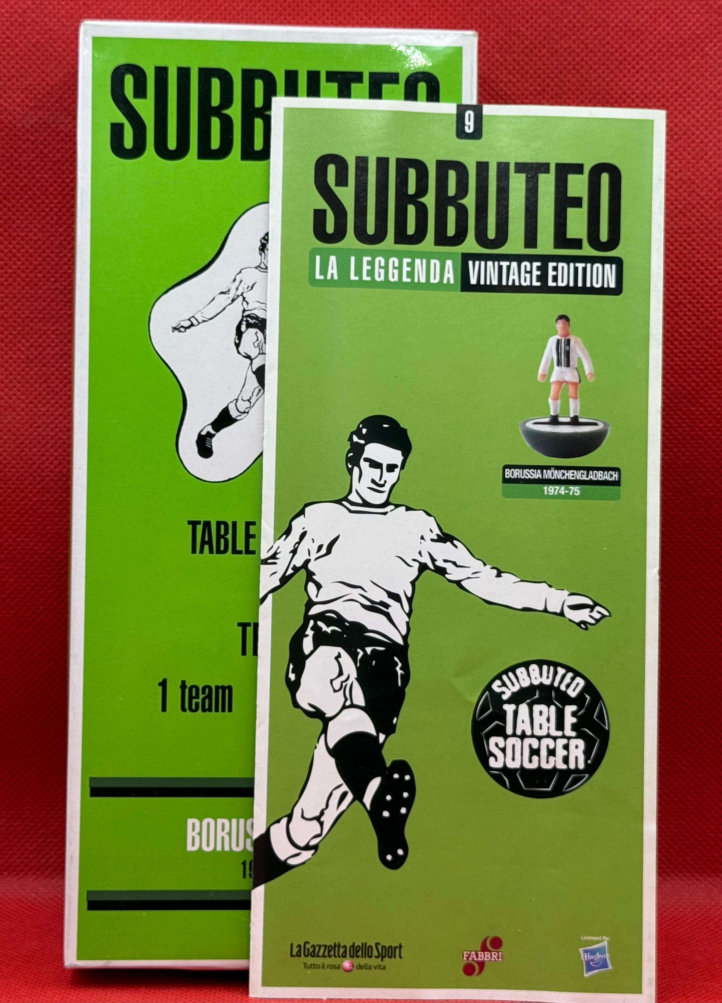 Subbuteo squadra Hw vintage Leggenda Borussia Mgb 1974/75 - con libretto