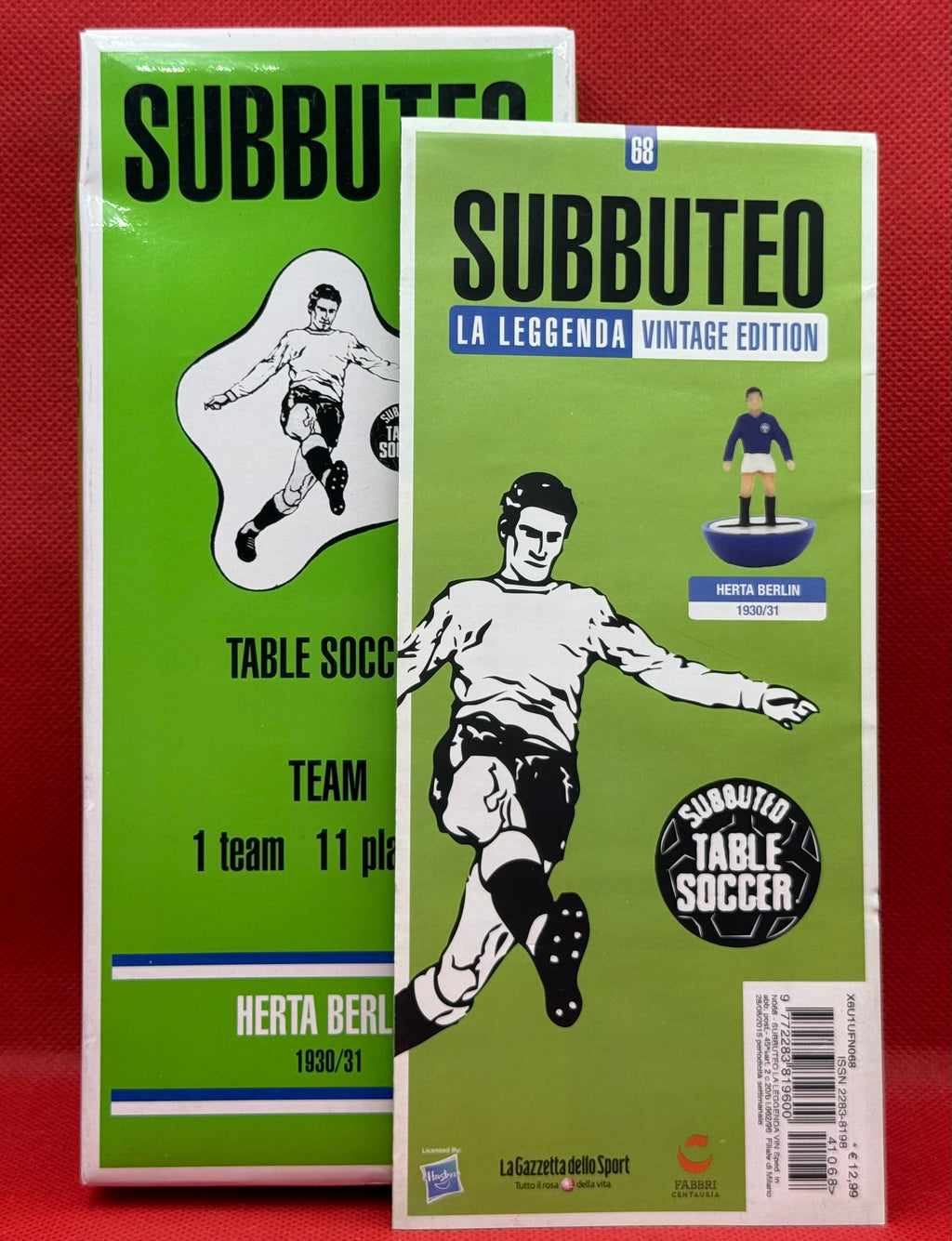 Subbuteo squadra Hw vintage Leggenda Herta Berlino 1930/31 - con libretto