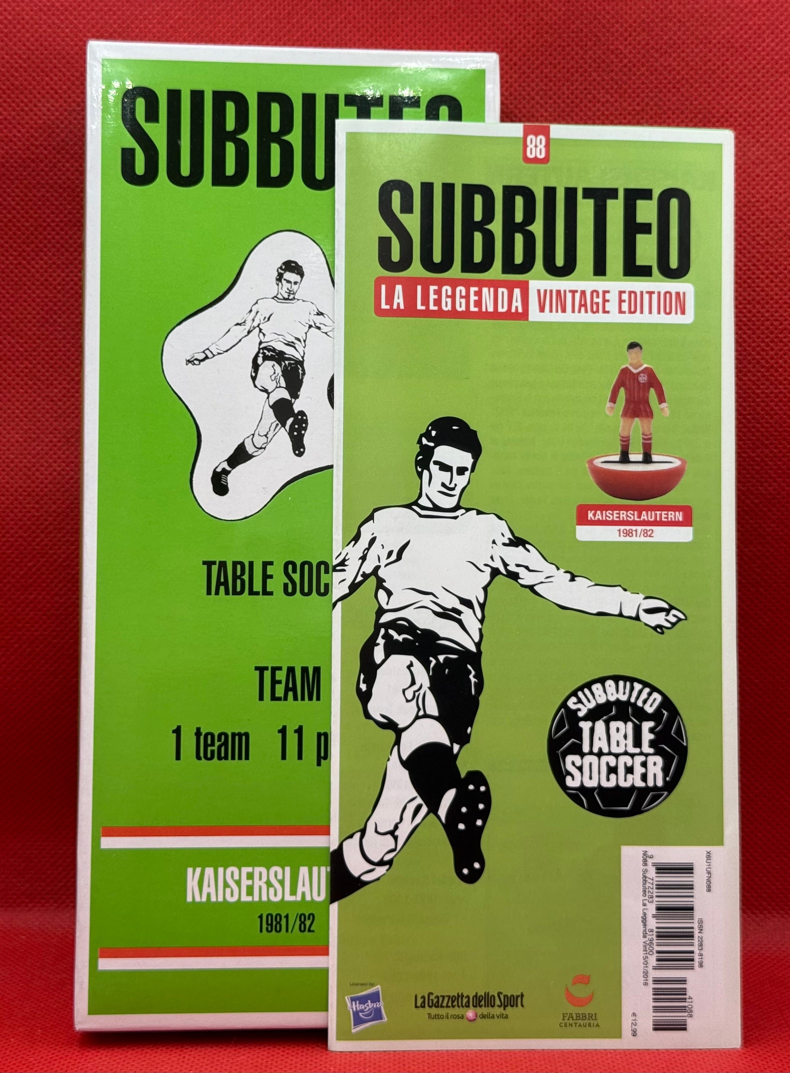 Subbuteo squadra Hw vintage Leggenda Kaiserlautern 1981/82