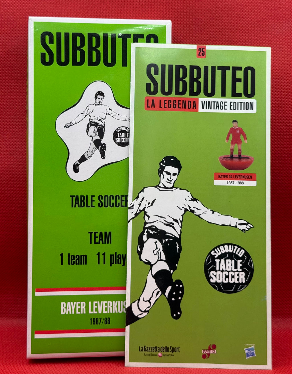 Subbuteo squadra Hw vintage Leggenda Bayer Leverkusen 1987/88 - con libretto