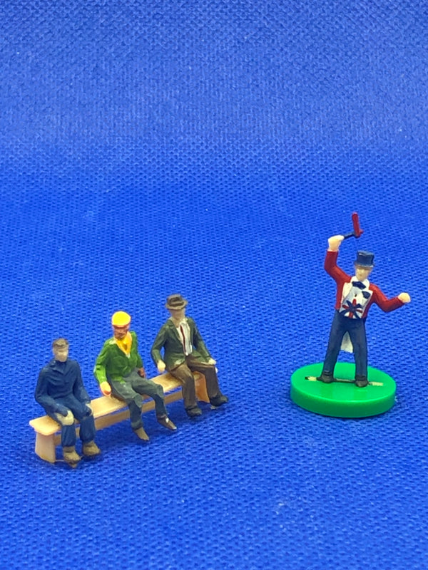Subbuteo set Bench and Mascotte C114
