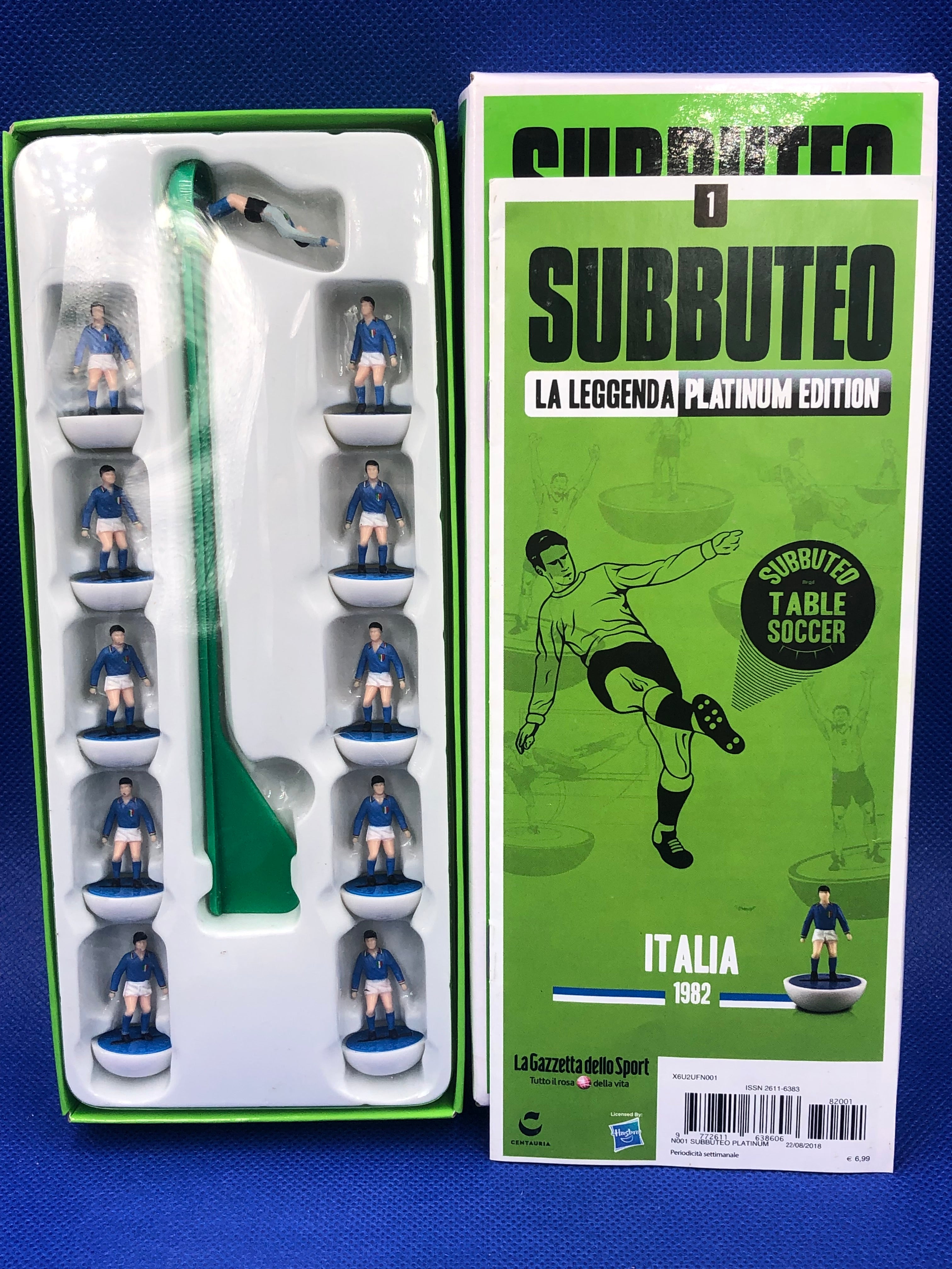 Subbuteo squadra hw platinum leggenda Italia 1982 - con libretto