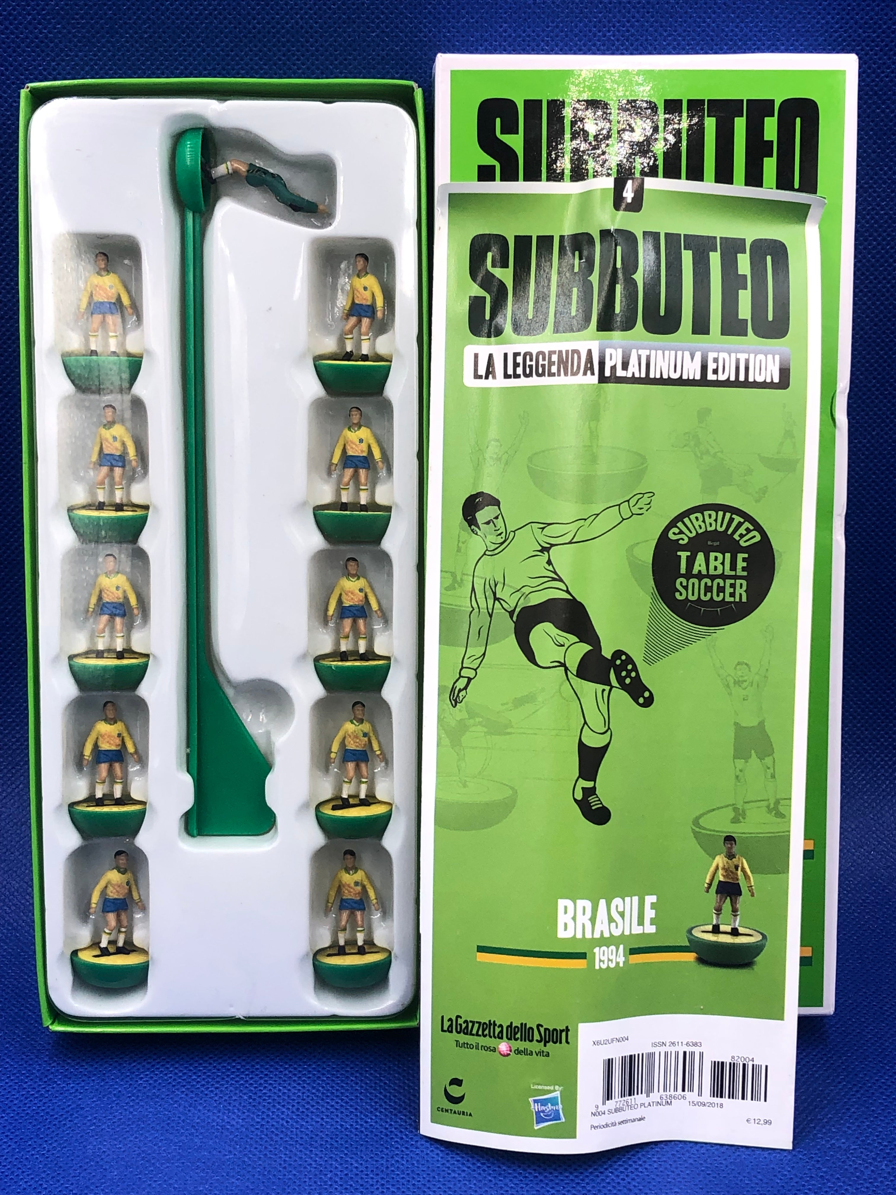 Subbuteo squadra hw platinum leggenda Brasile 1994 - con libretto