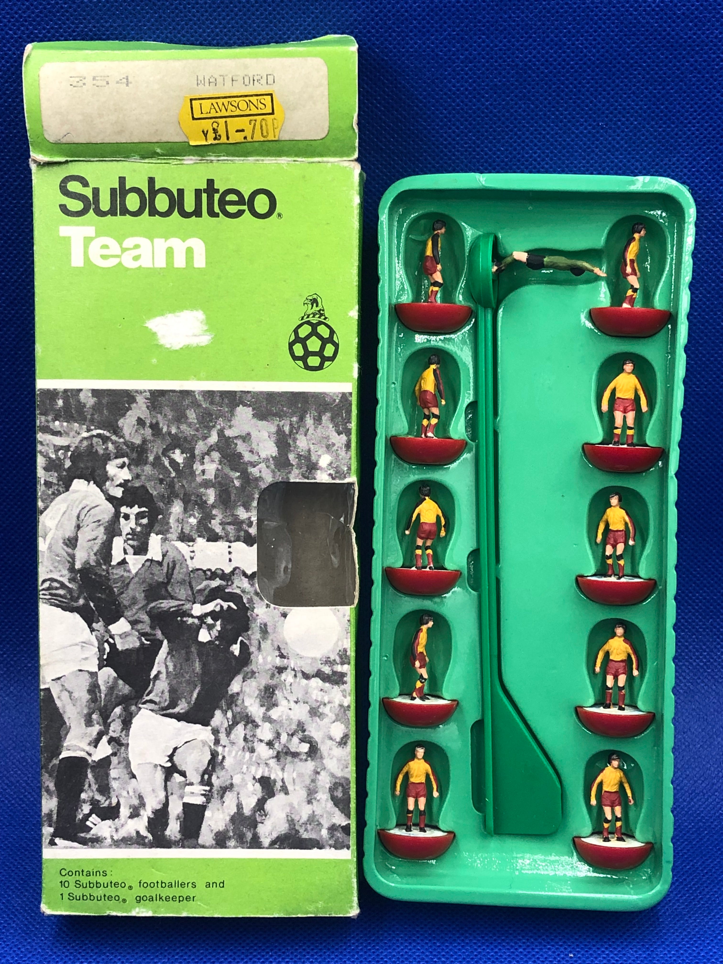 Subbuteo squadra lw Watford ref 354 HP