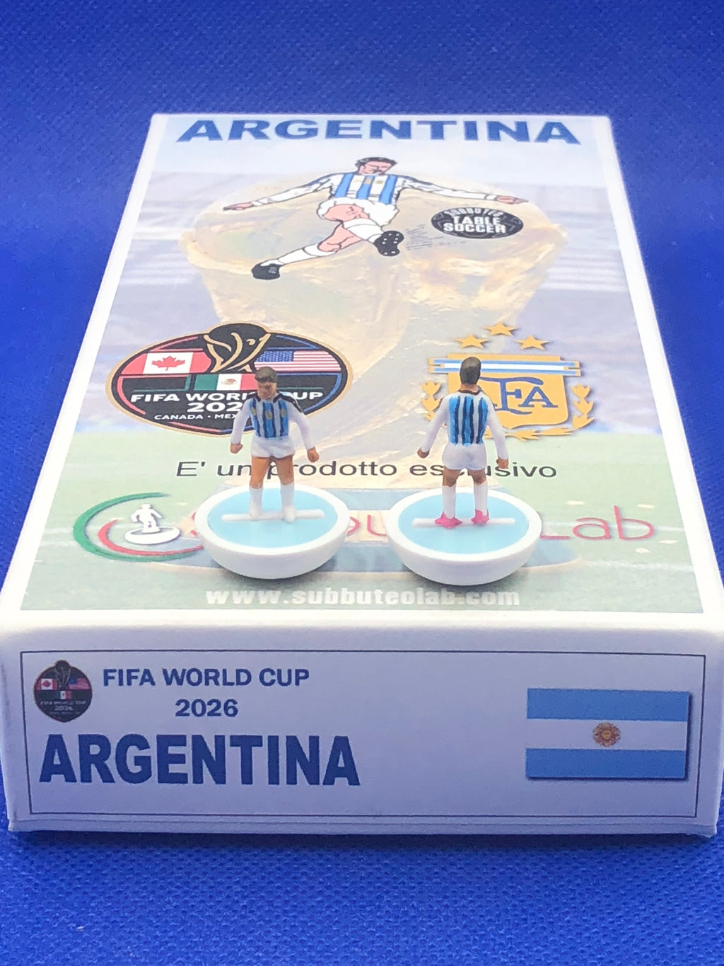 Subbuteolab collana mondiali 2026 Argentina - dipinta a mano