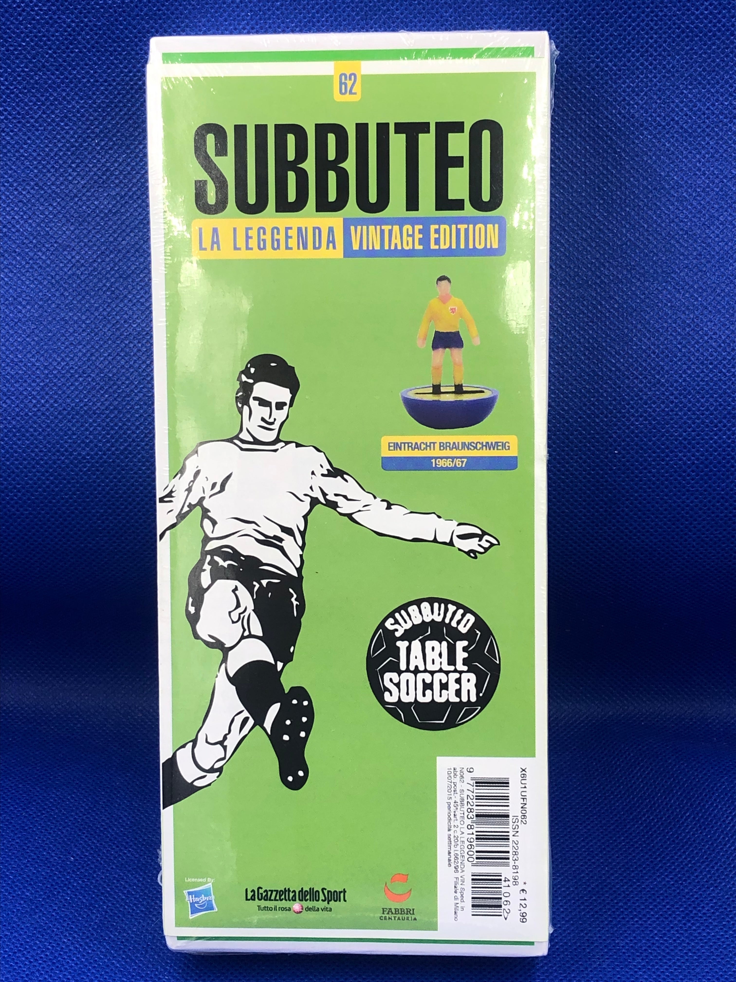 Subbuteo squadra hw vintage leggenda Eintracht Braunschweig 1966/67 - sigillata
