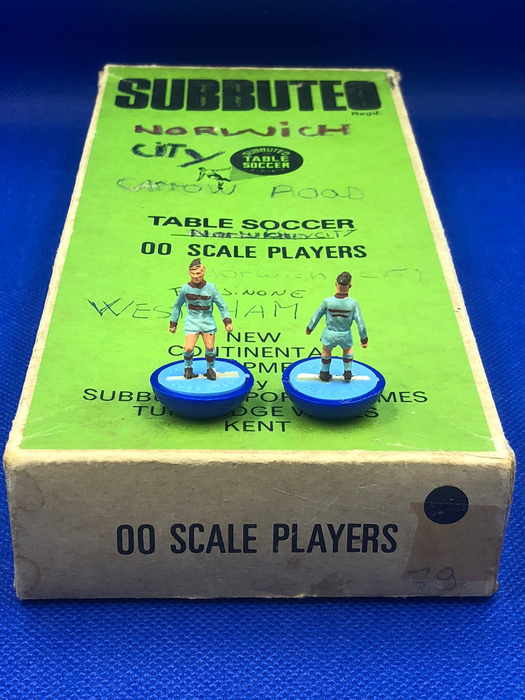 Subbuteo squadra HW West Ham United 2nd ref 079 Combo Base