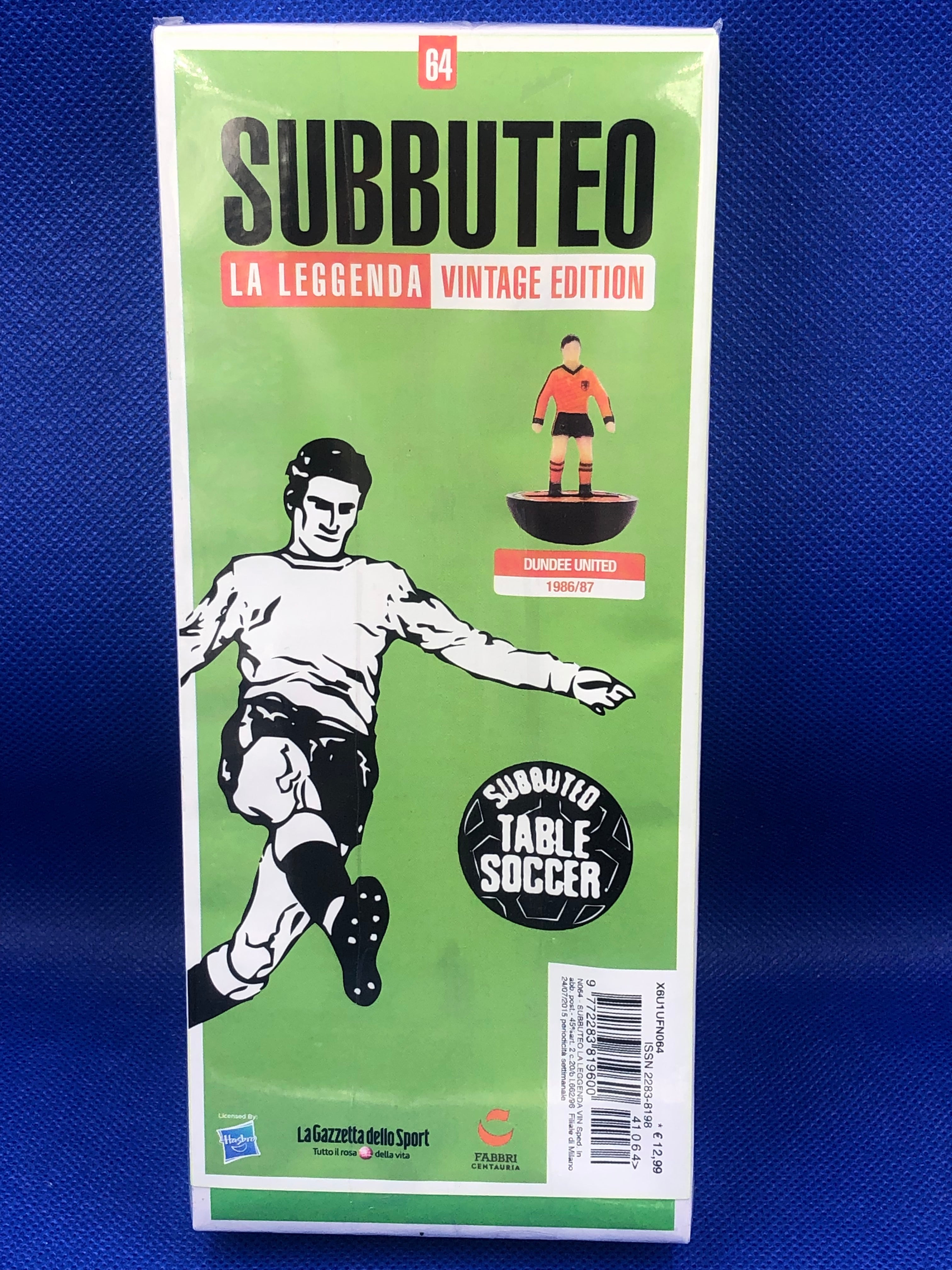 Subbuteo squadra hw vintage leggenda Dundee United 1986/87 - sigillata