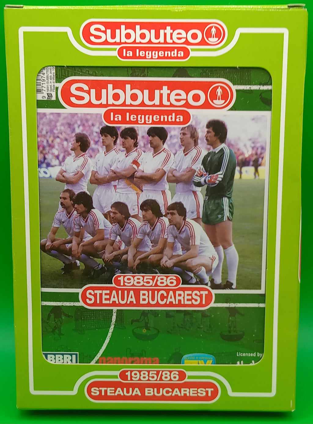 Subbuteo 'serie la leggenda lw' Steaua Bucarest 1985/86 con libretto