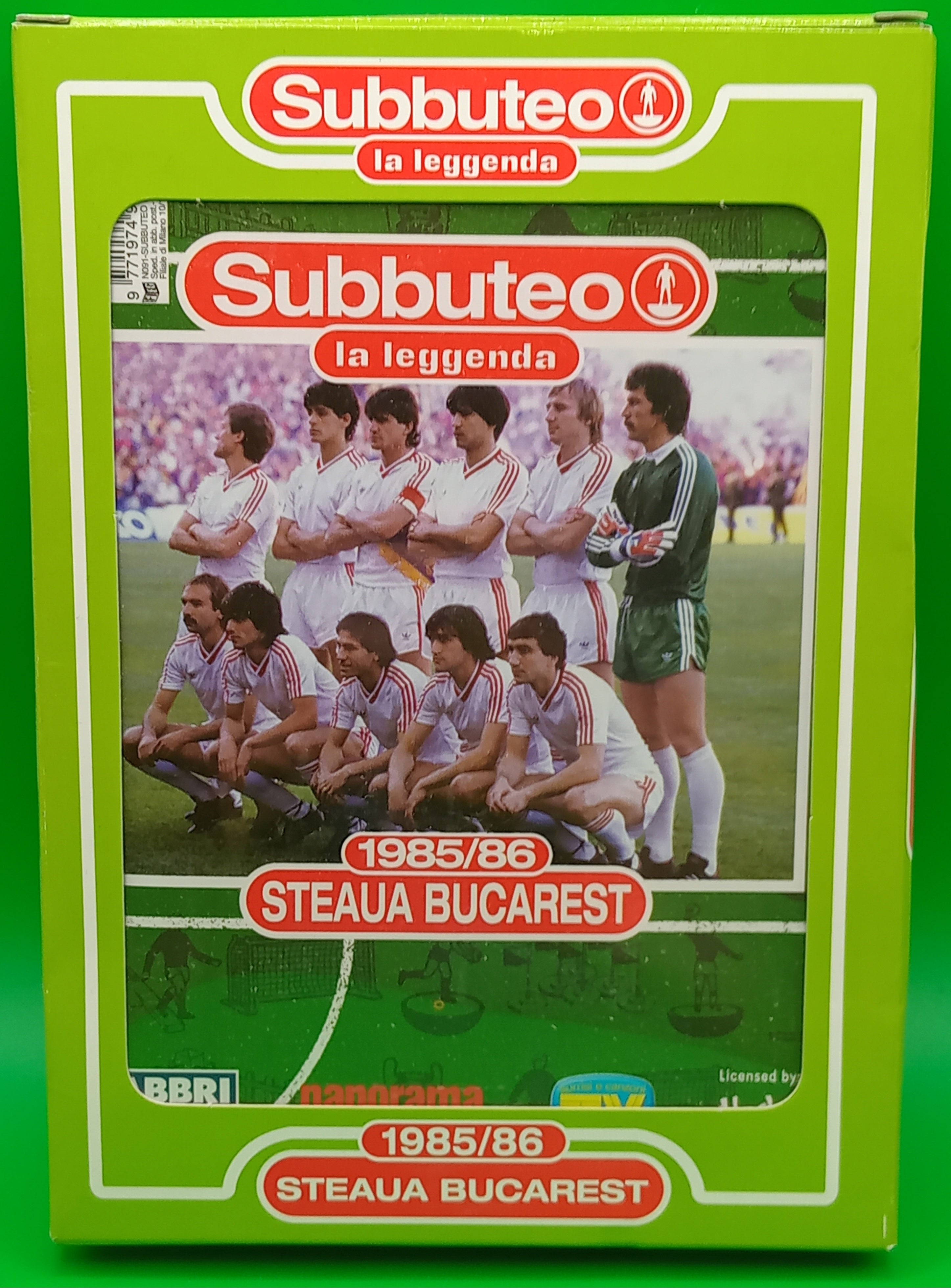 Subbuteo 'serie la leggenda lw' Steaua Bucarest 1985/86 con libretto