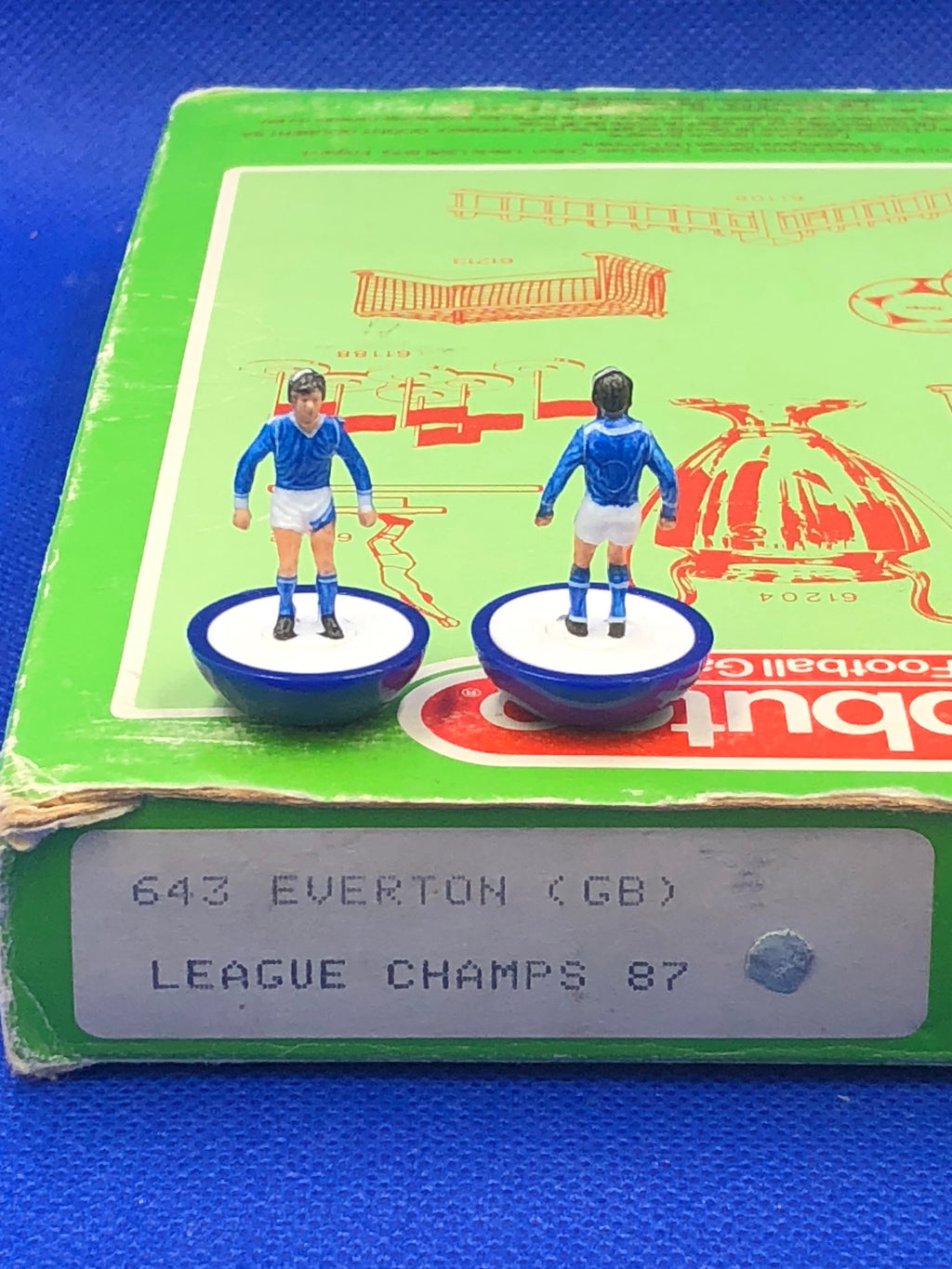 Subbuteo squadra lw Everton ref 643 League Champions 1987