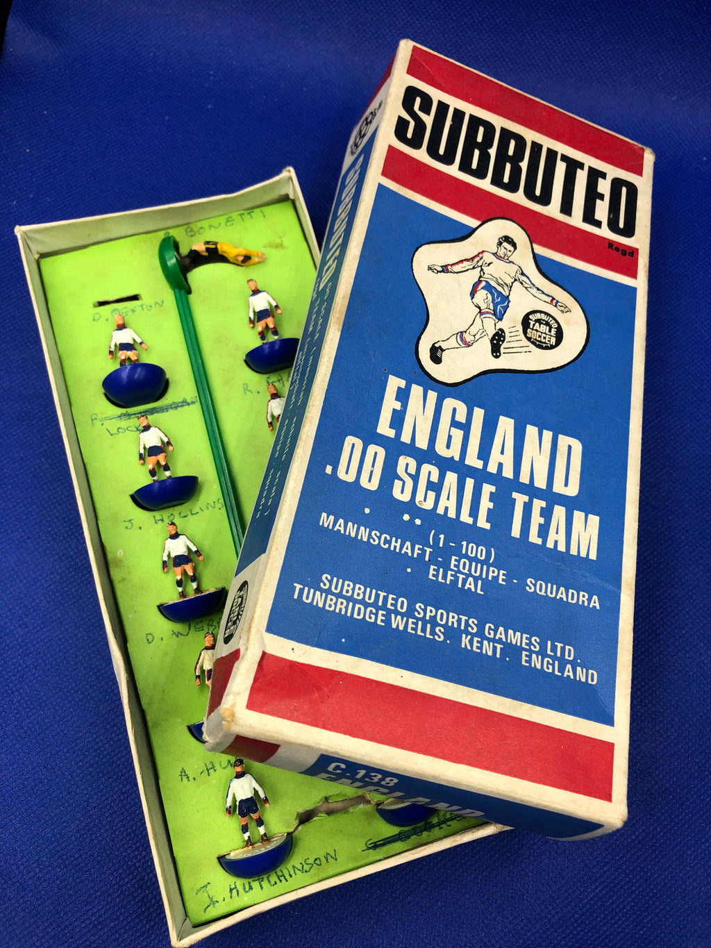 Subbuteo squadra hw Inghilterra Jubilee