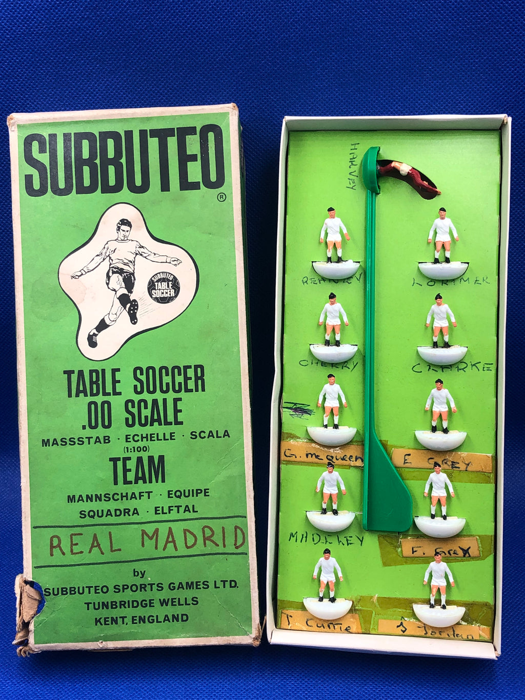 Subbuteo squadra hw Real Madrid ref 021
