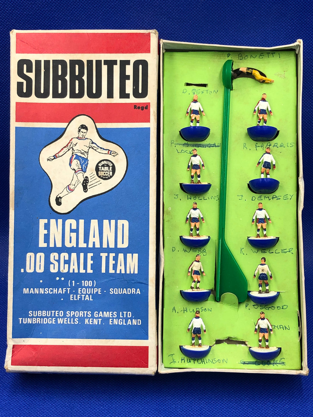 Subbuteo squadra hw Inghilterra Jubilee