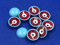Subbuteo kit 10 basi lw originali - Ridipinte
