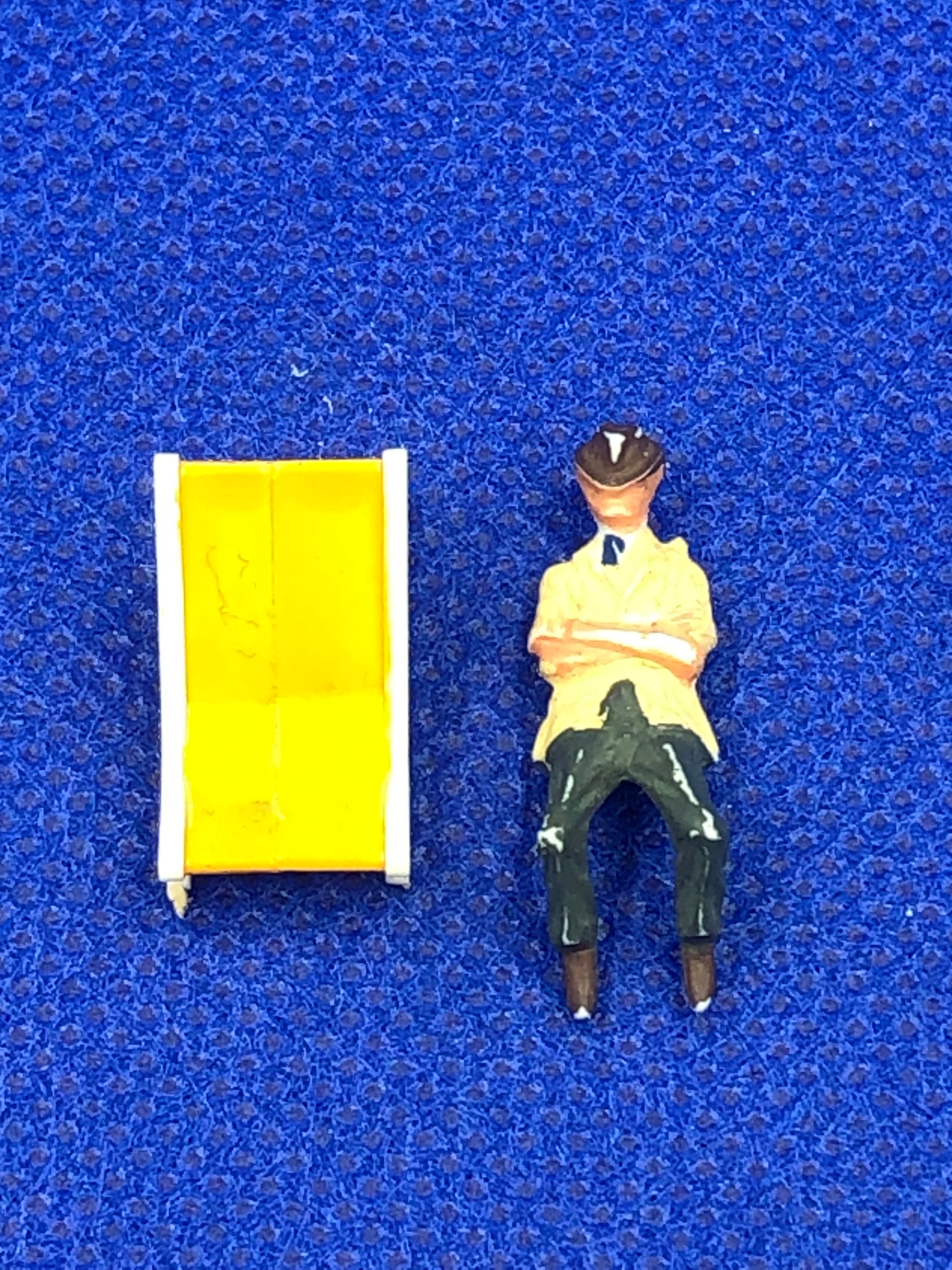 Subbuteo Cricket Spettatore con sdraio - C