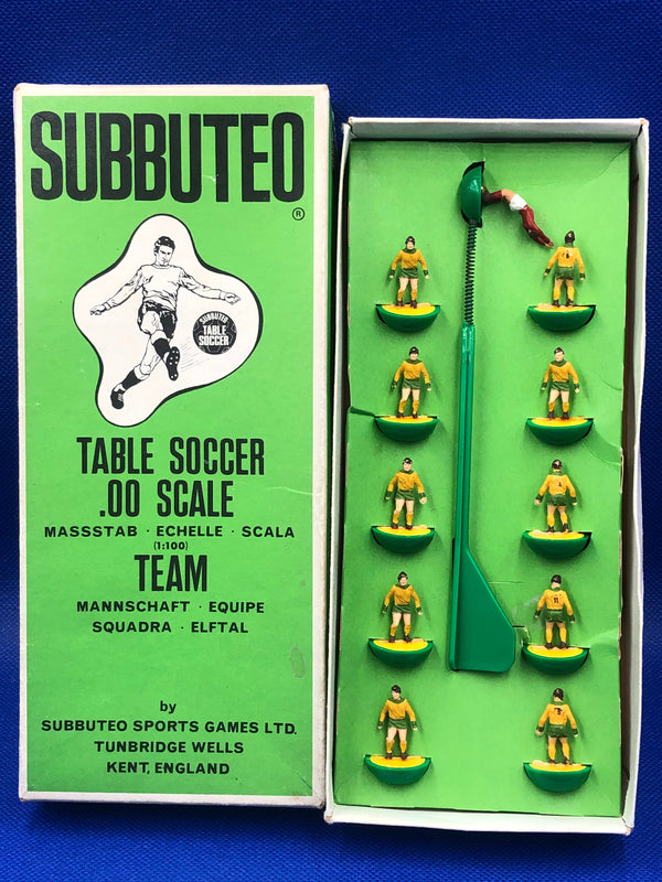 Subbuteo squadra HW Norwich City ref 28