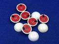 Subbuteo kit 10 basi lw originali da ripulire - Bianco/Rosso