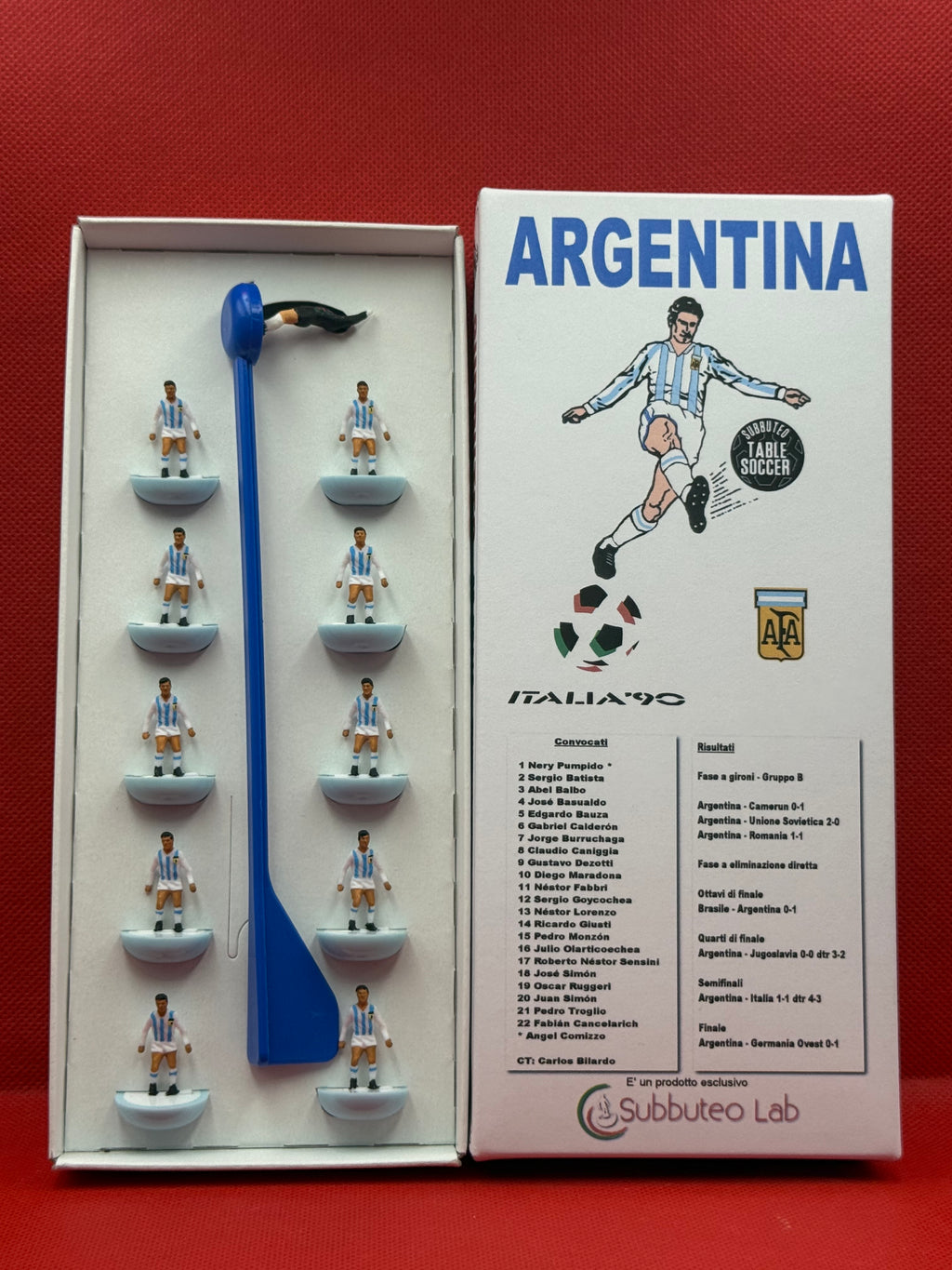 SubbuteoLab collection - Squadra Hw Argentina - Italia 1990