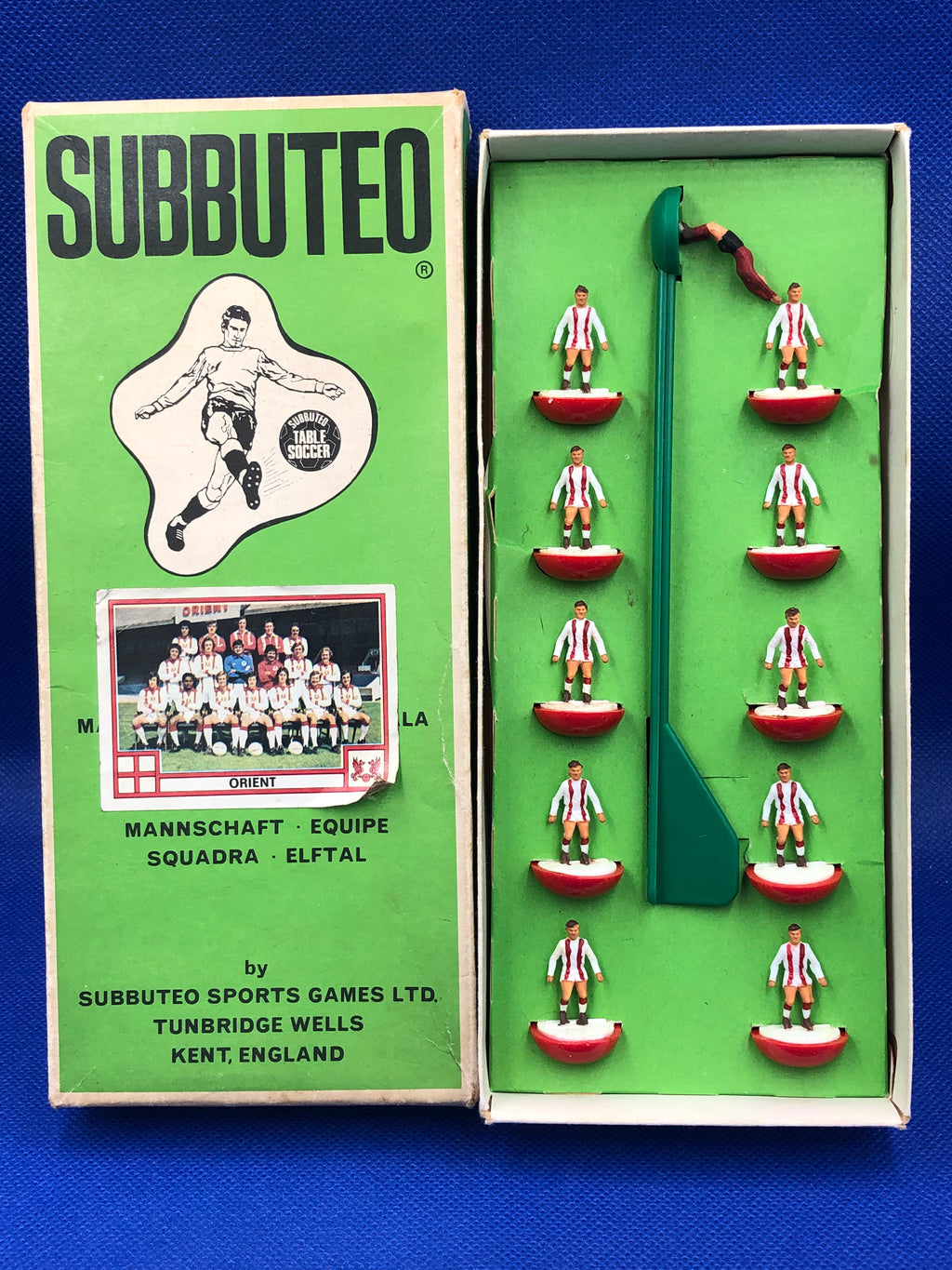 Subbuteo squadra hw Leyton Orient ref 197