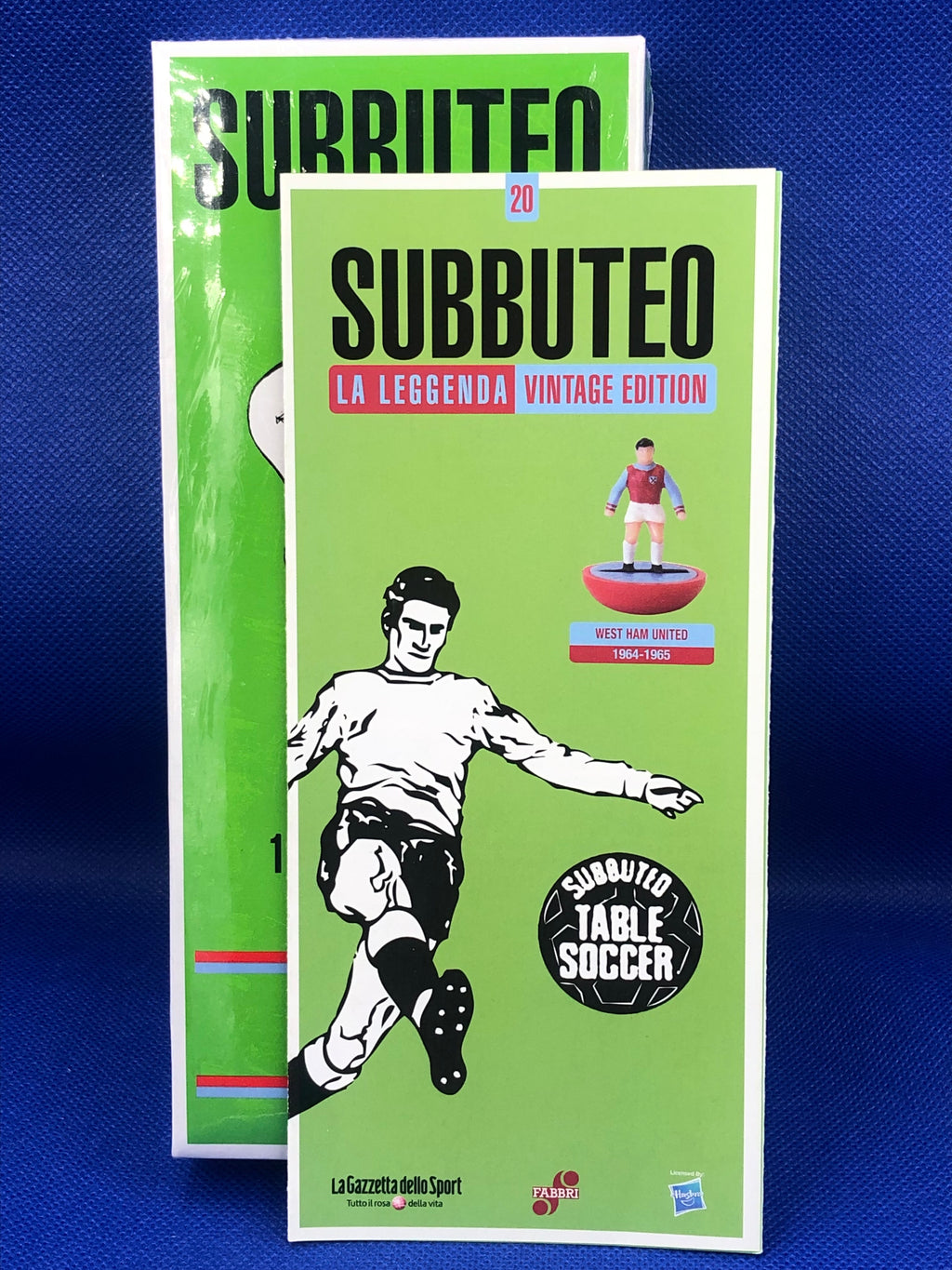 Subbuteo squadra hw vintage leggenda West Ham 1964/65 - sigillata