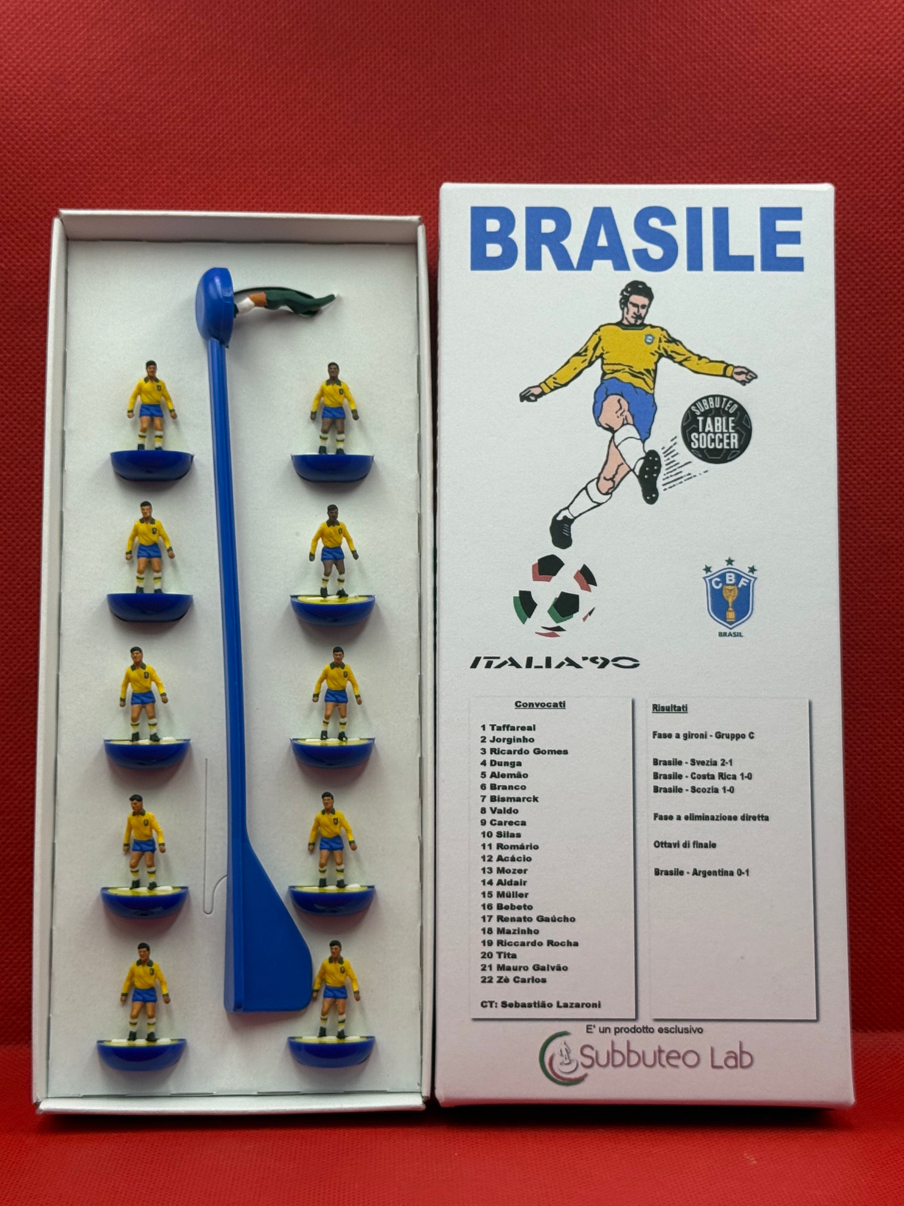 SubbuteoLab collection - Squadra Hw Brasile - Italia'90