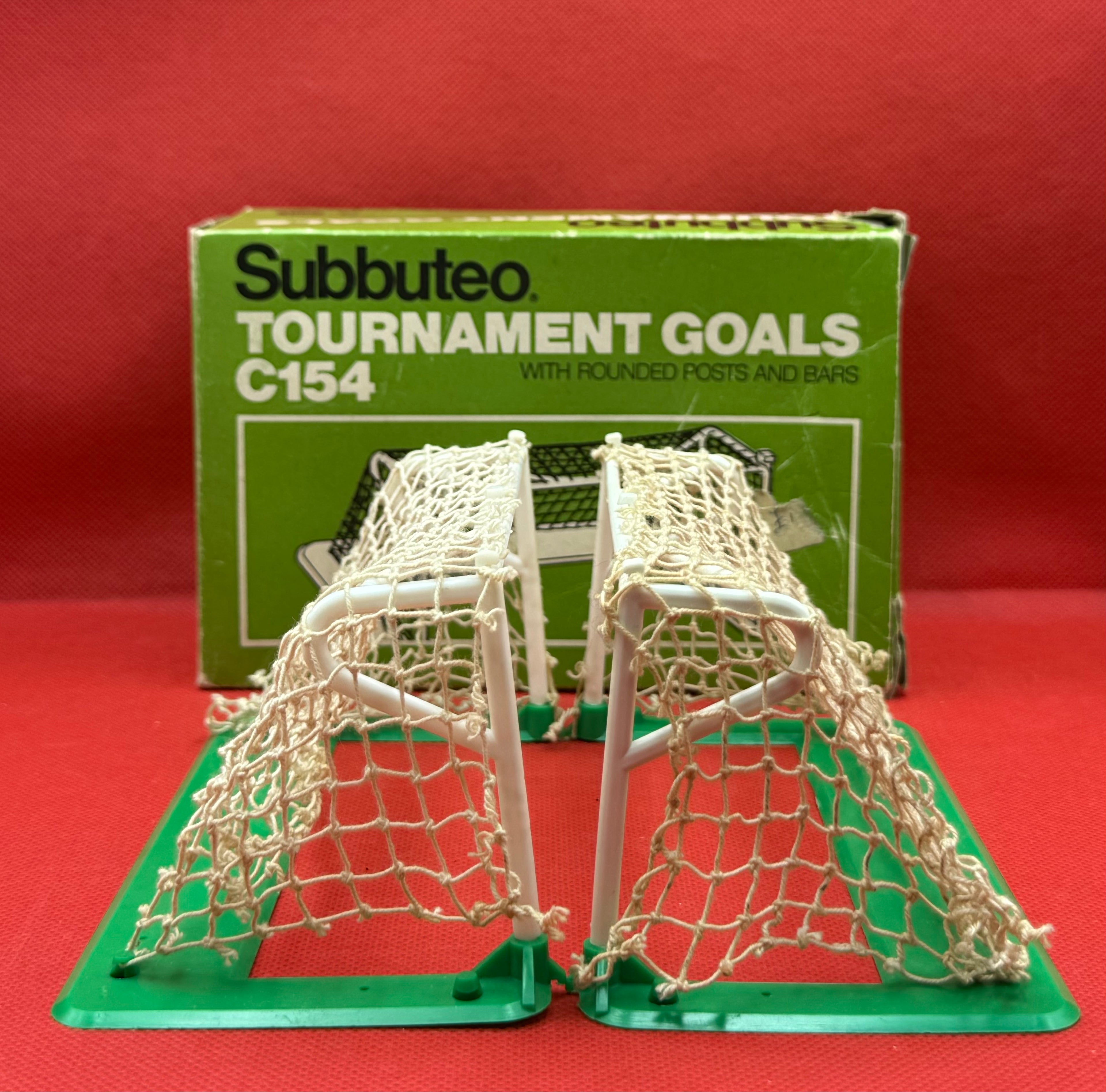 Subbuteo coppia di porte Tournament Goals C154