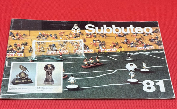 Subbuteo catalogo 1981