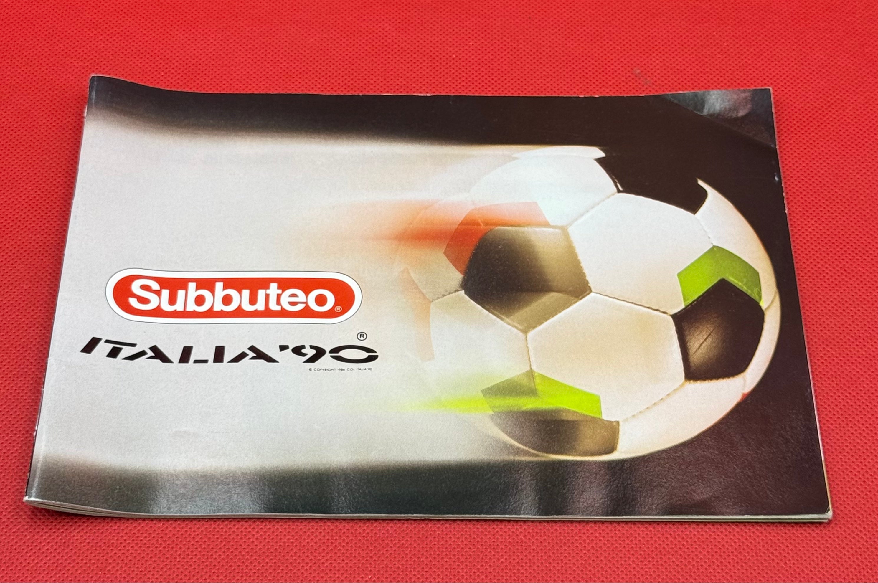 Subbuteo catalogo Italia'90