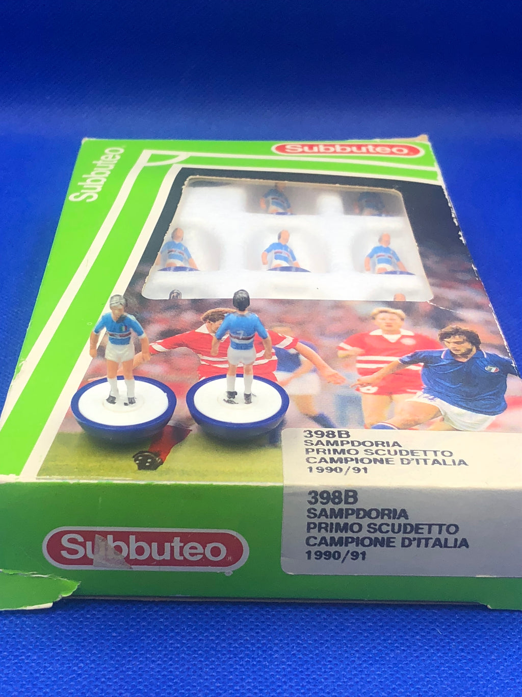Subbuteo squadra base LW Sampdoria Campione d'Italia 1990/91 ref 398