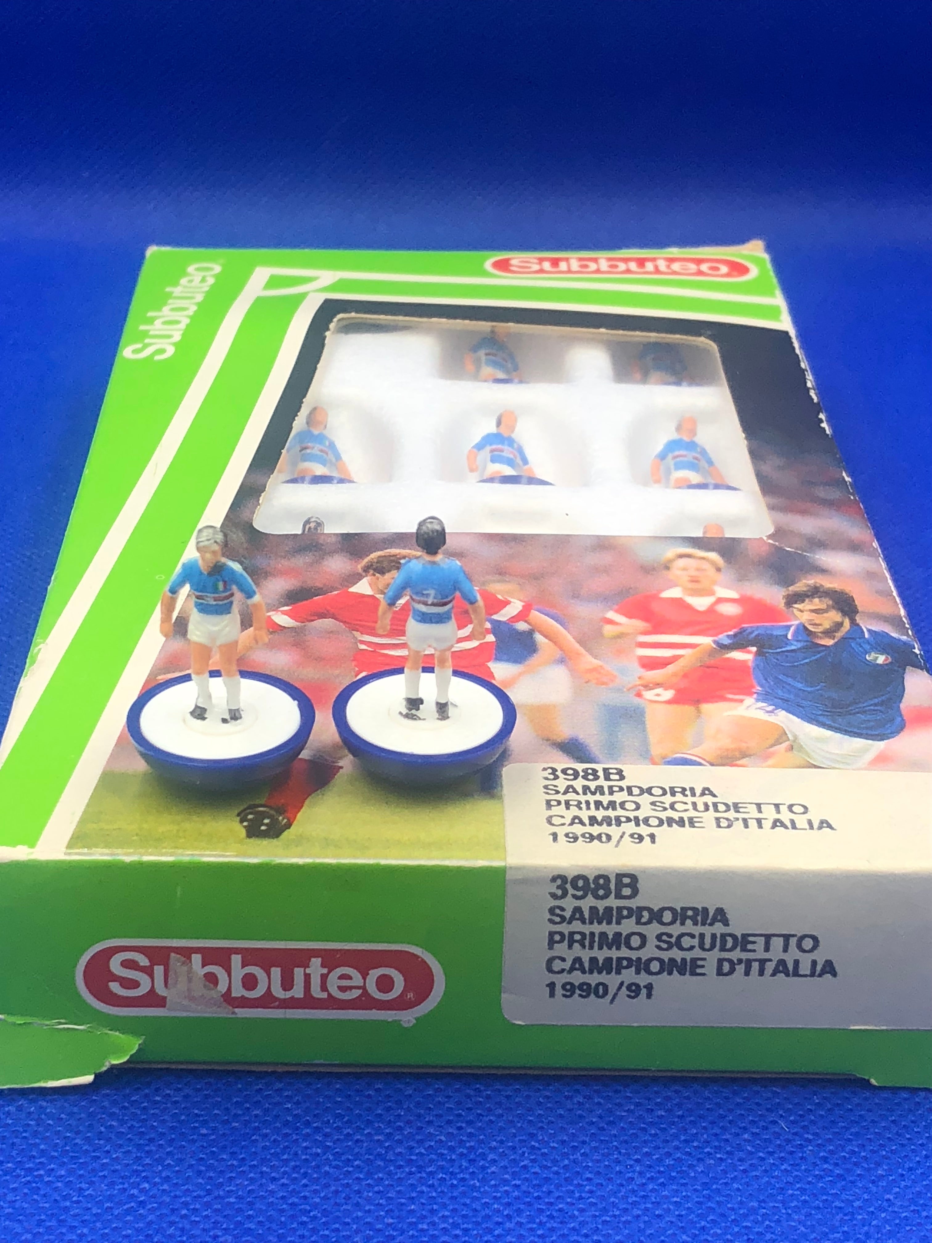 Subbuteo squadra base LW Sampdoria Campione d'Italia 1990/91 ref 398