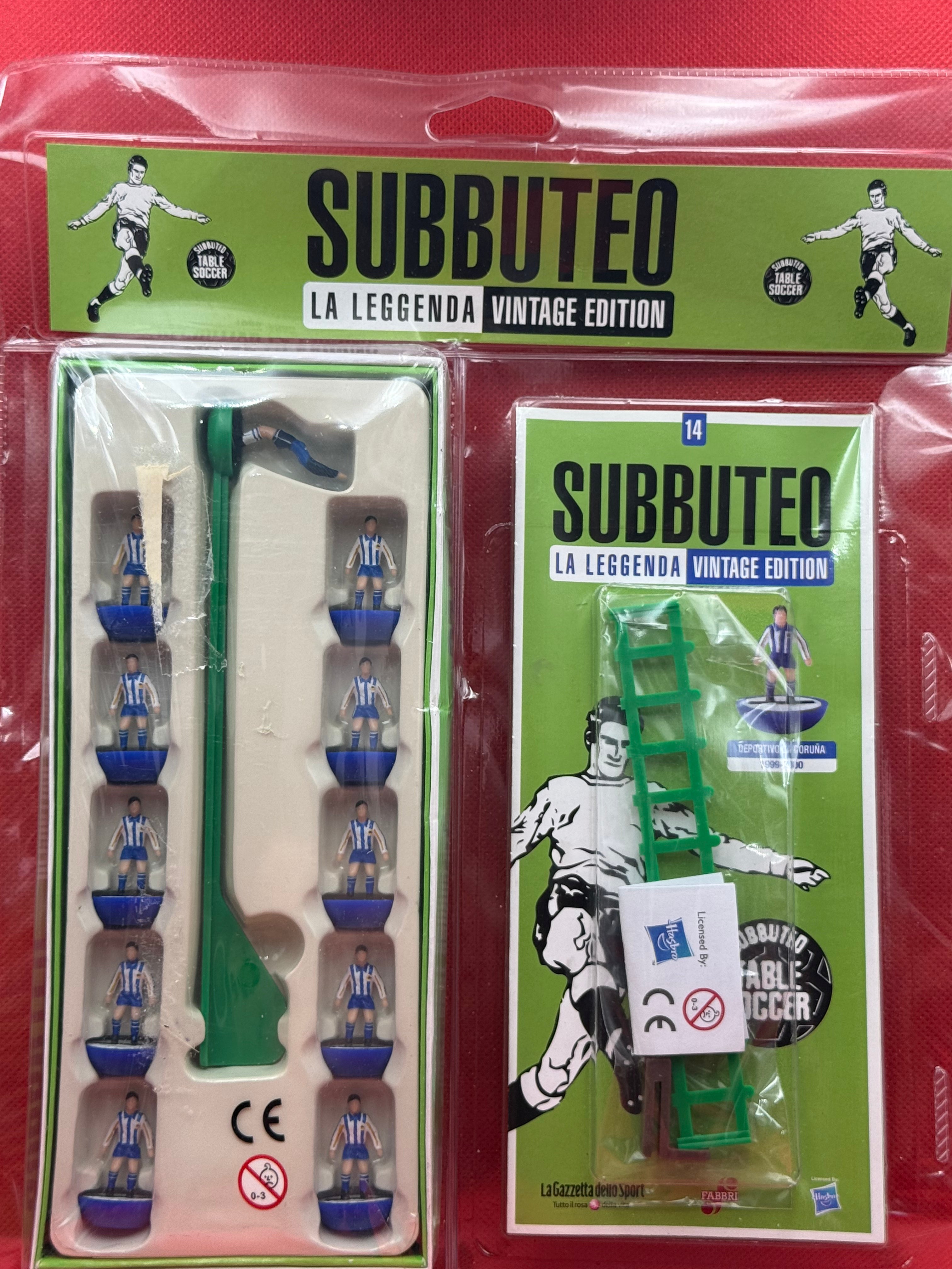 Subbuteo squadra hw vintage leggenda Deportivo La Corona 1999/2000 - Sigillata