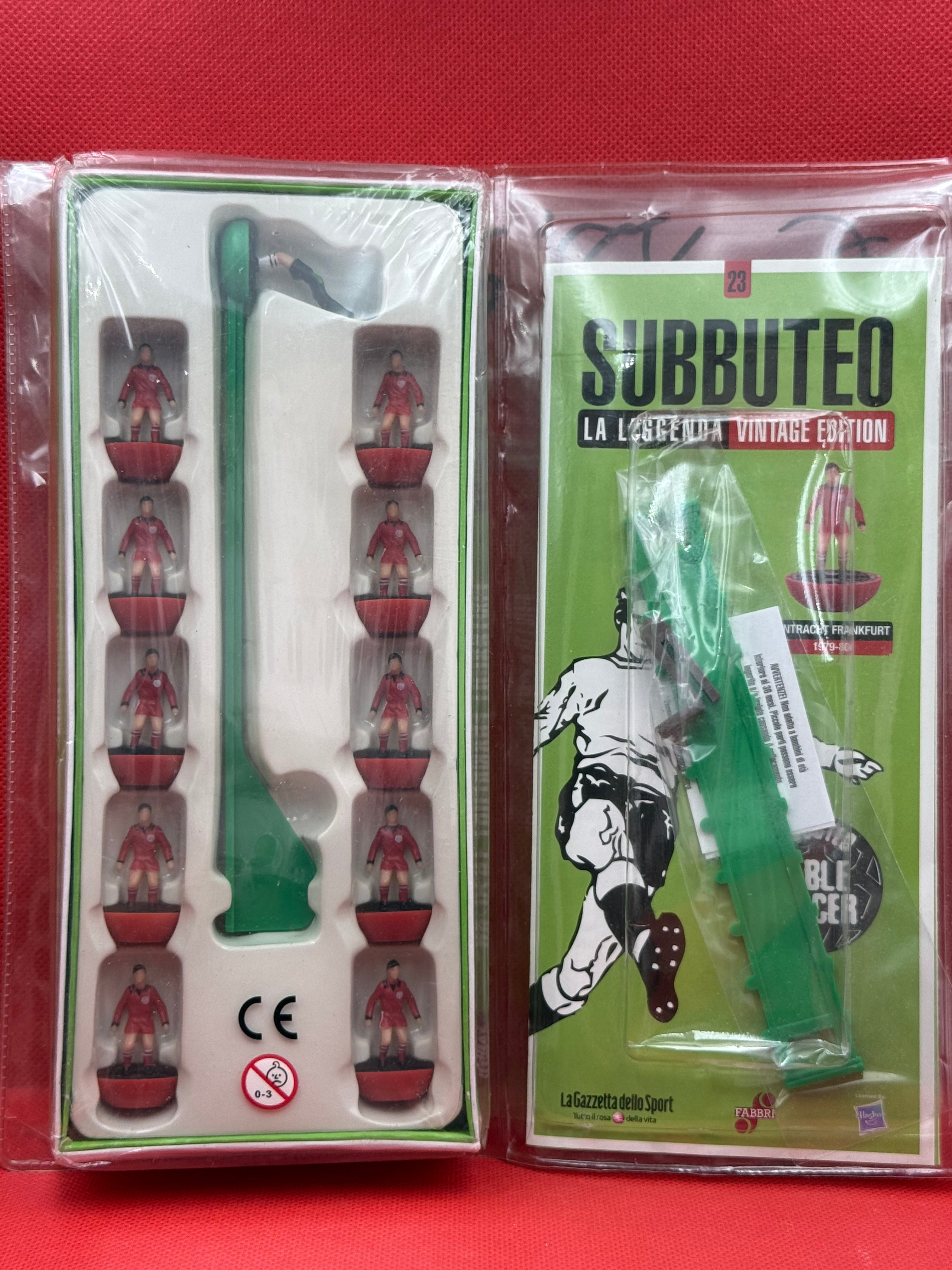 Subbuteo squadra hw vintage leggenda Eintracht Frankfurt 1979/1980 - Sigillata