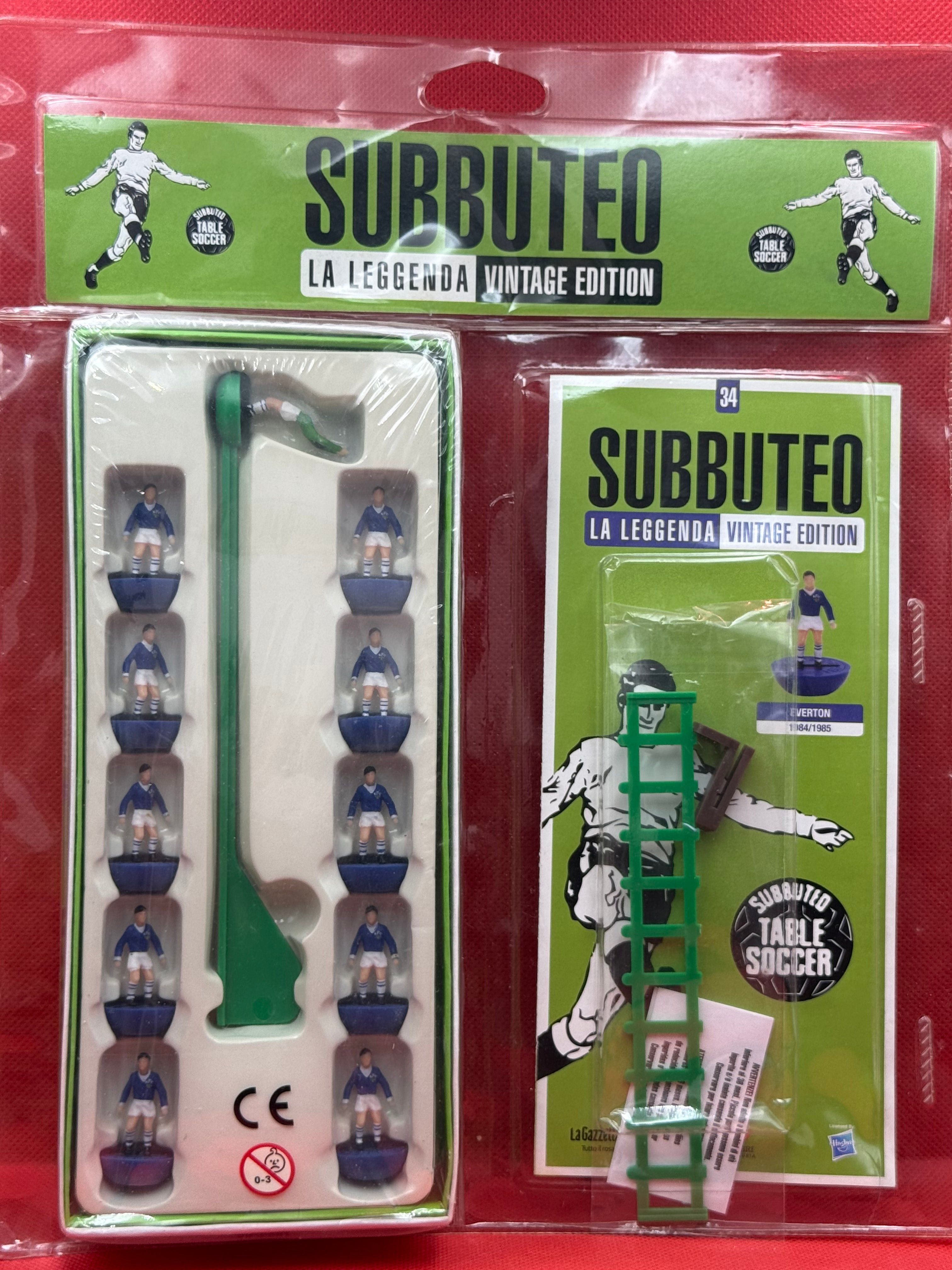 Subbuteo squadra hw vintage leggenda Everton 1984/1985 - Sigillata