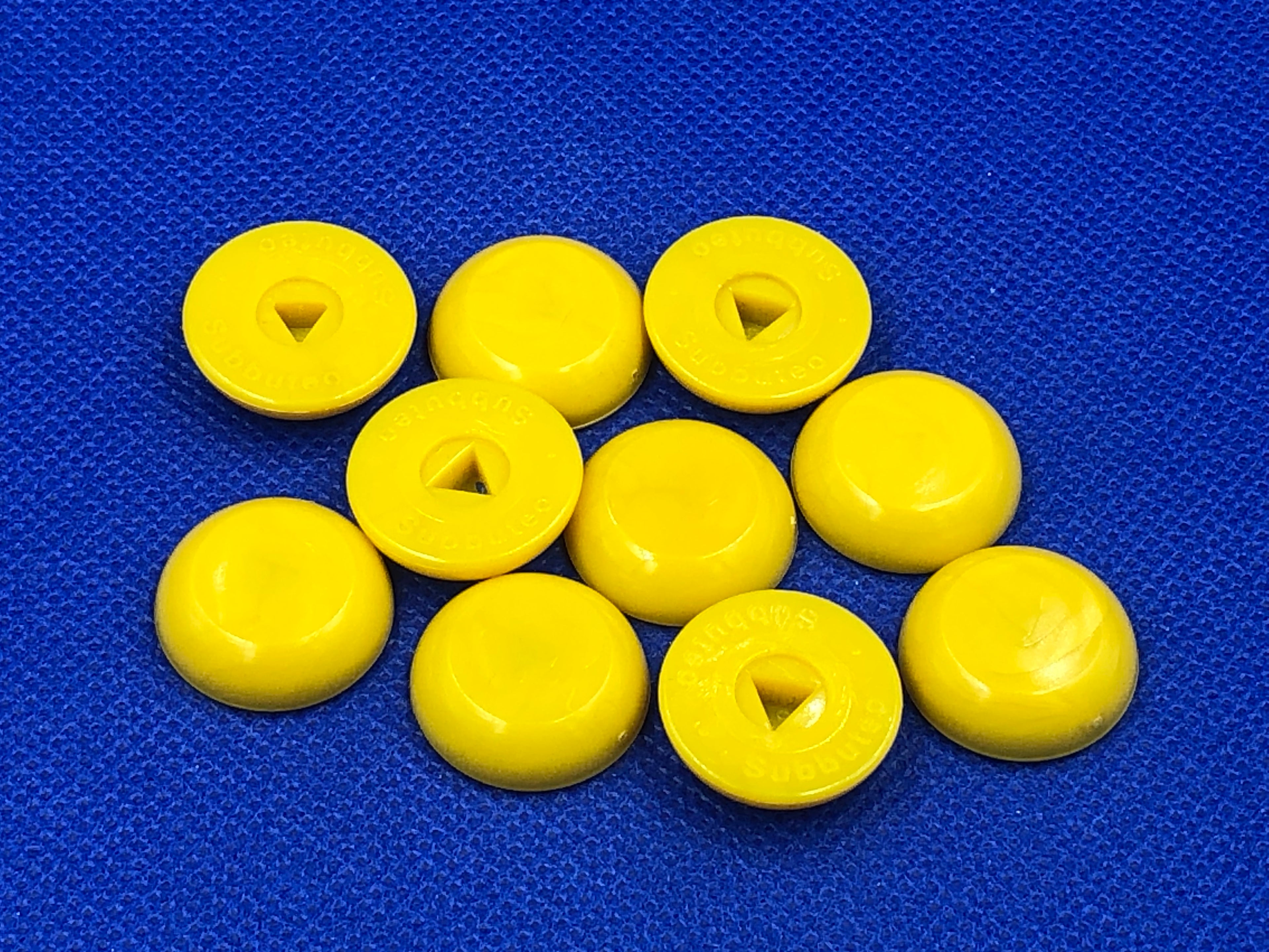 Subbuteo kit 10 basi Hasbro Piatte Gialle