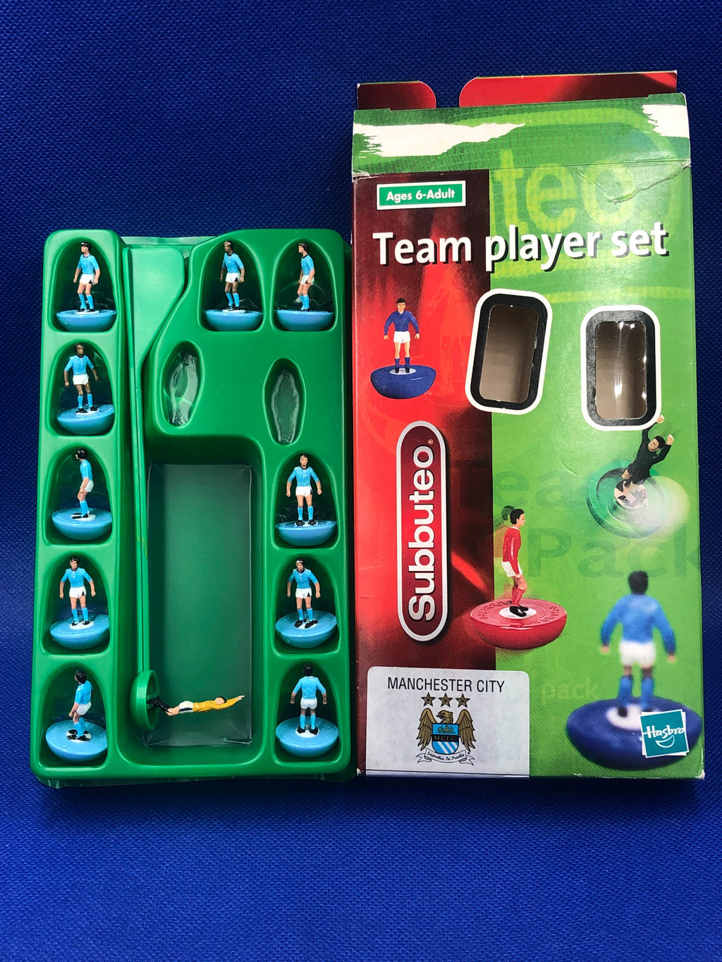 Subbuteo squadra lw Manchester City Team Player Set Hasbro
