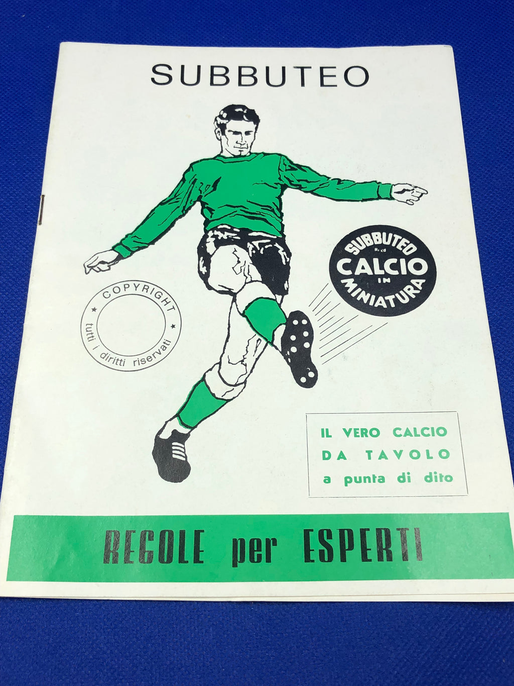 Subbuteo regole per esperti - In Italiano