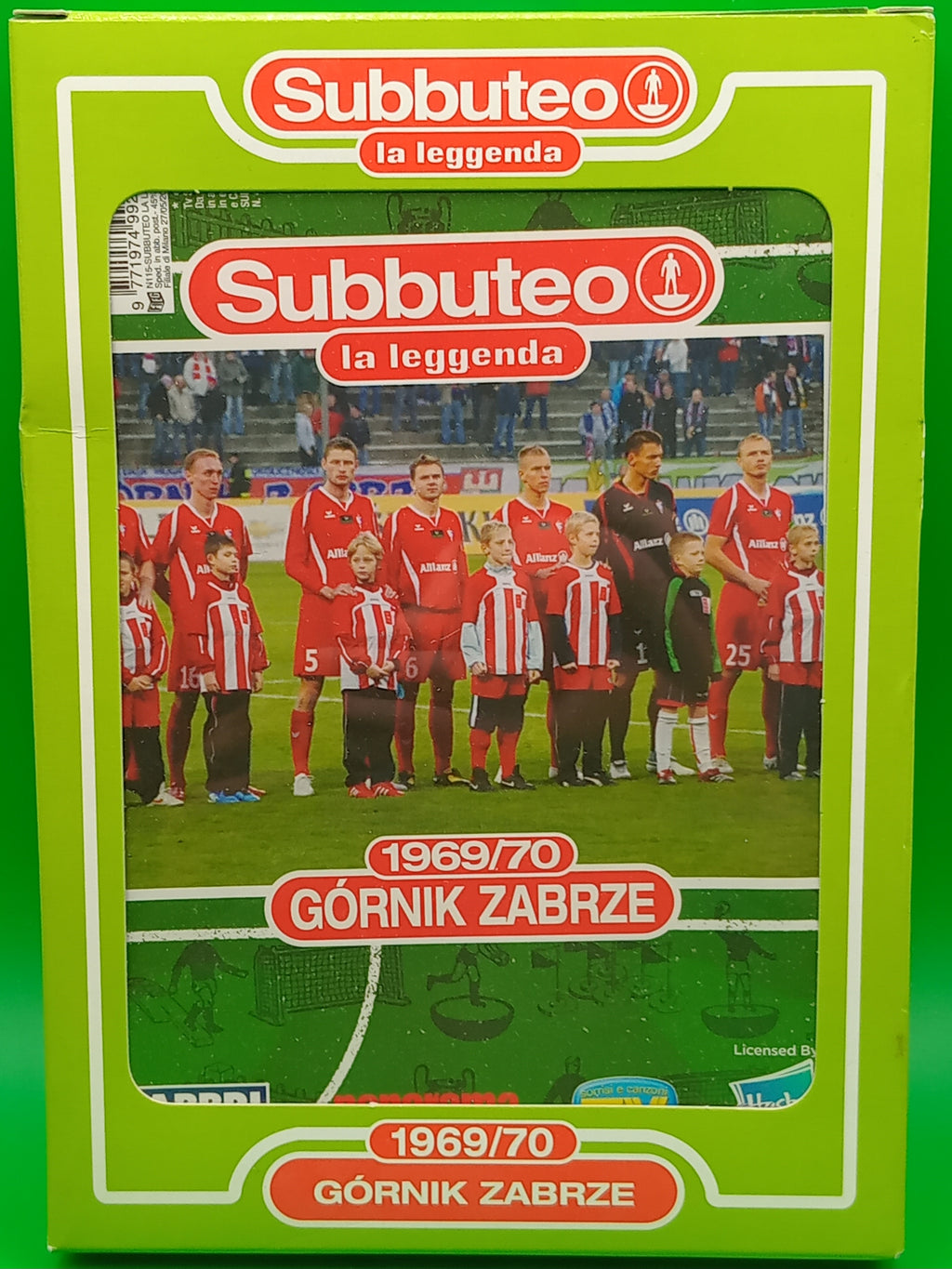 Subbuteo 'serie la leggenda lw' Gornik Zabrze 1969/70 con libretto